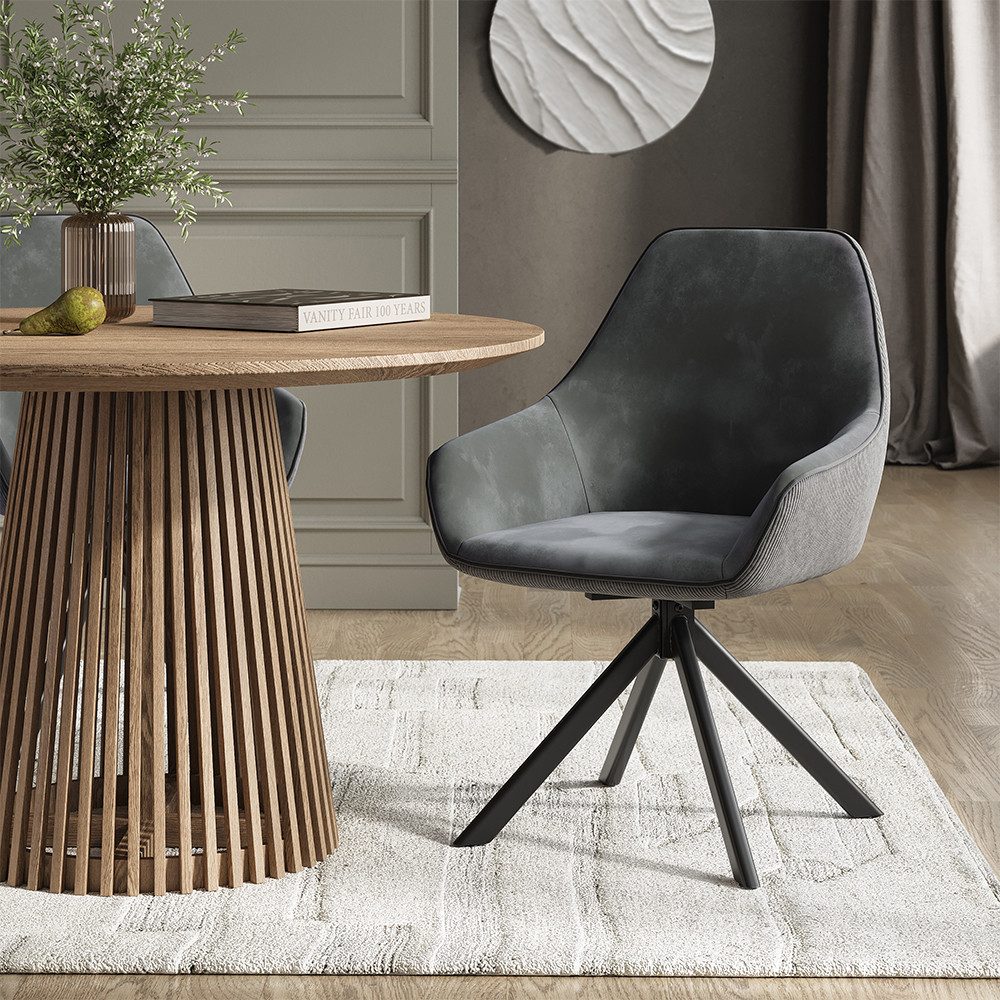 Vicco Esszimmerstuhl Eleganza, Anthrazit, 60 x günstig online kaufen