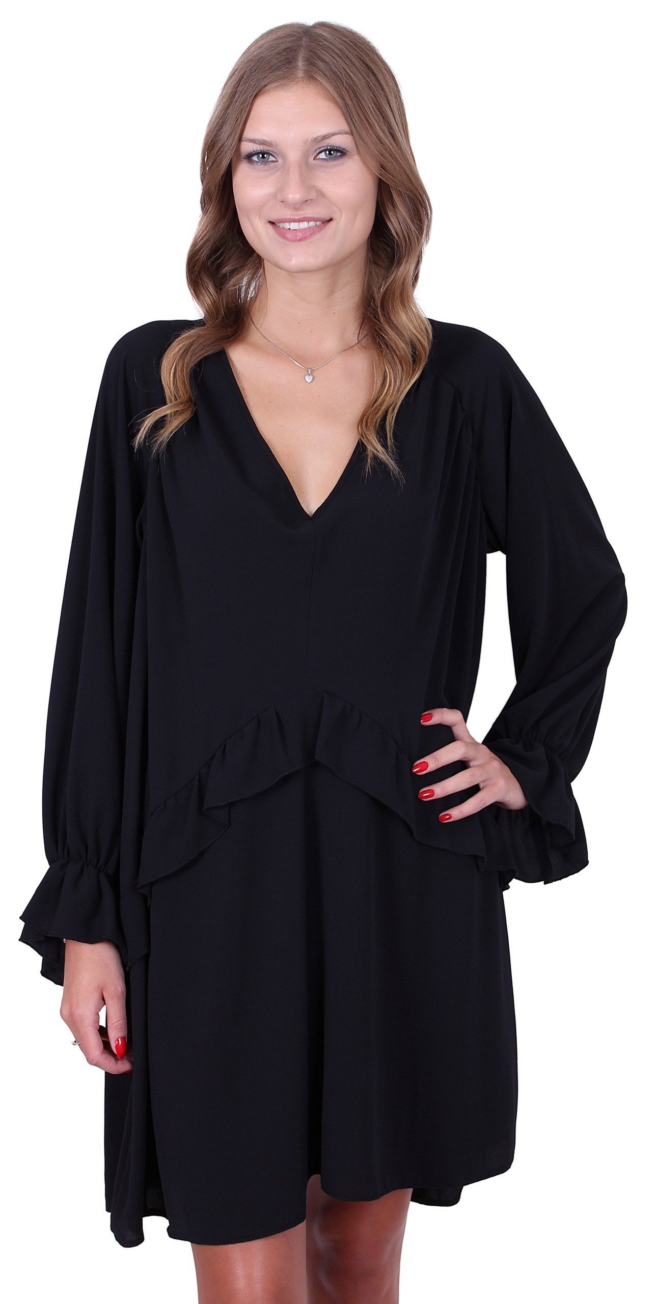 Sarcia.eu Minikleid John Zack Schwarzes Minikleid günstig online kaufen