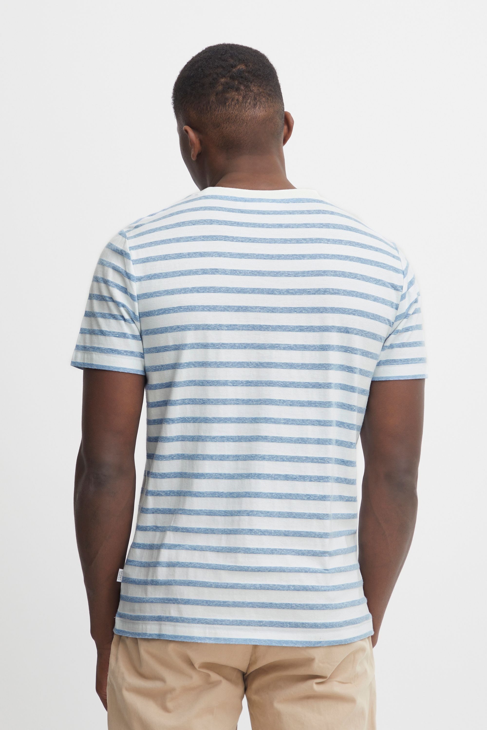 Casual Friday T-Shirt CFThor T-Shirt aus Leinenmix