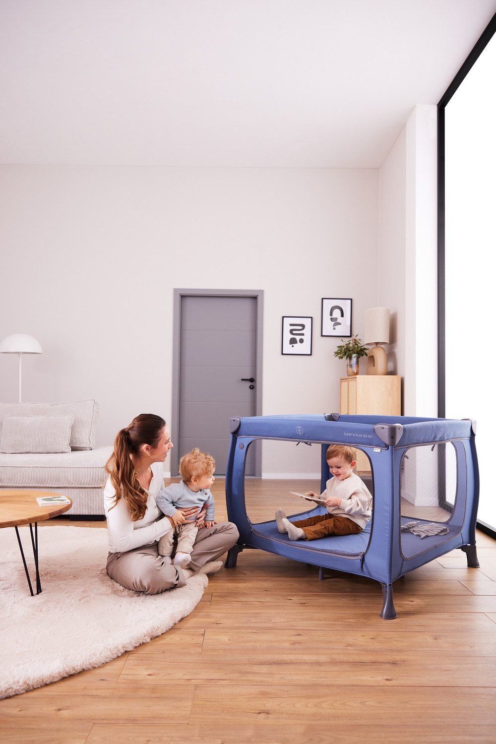 Hauck Baby-Reisebett Sleep N Play SQ, Set dark blue, inklusive Schaumstoff- günstig online kaufen