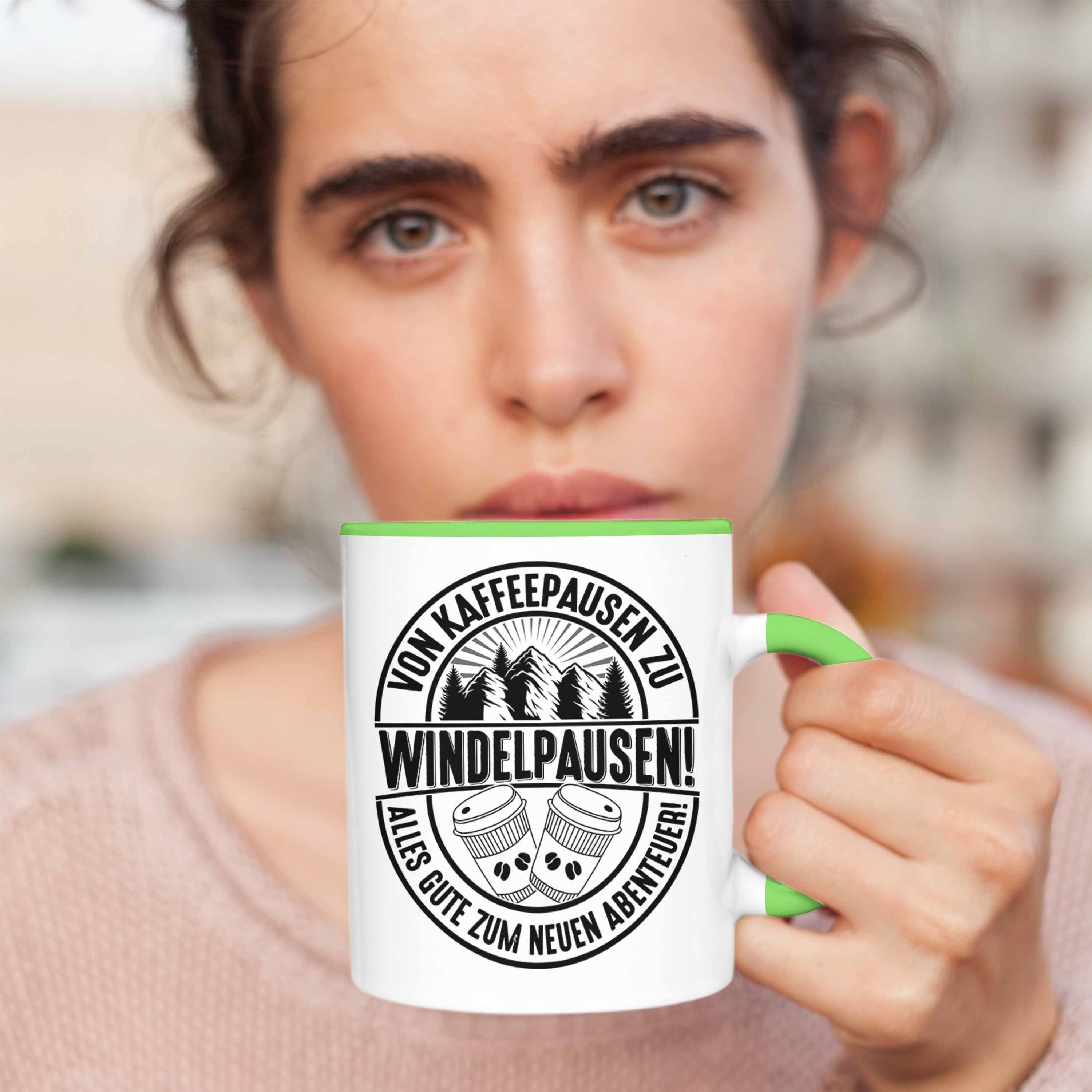 Mutterschutz Kaffeetasse Grün Kollegi Abschied Mutterschutz Tasse Tasse Trendation Geschenk