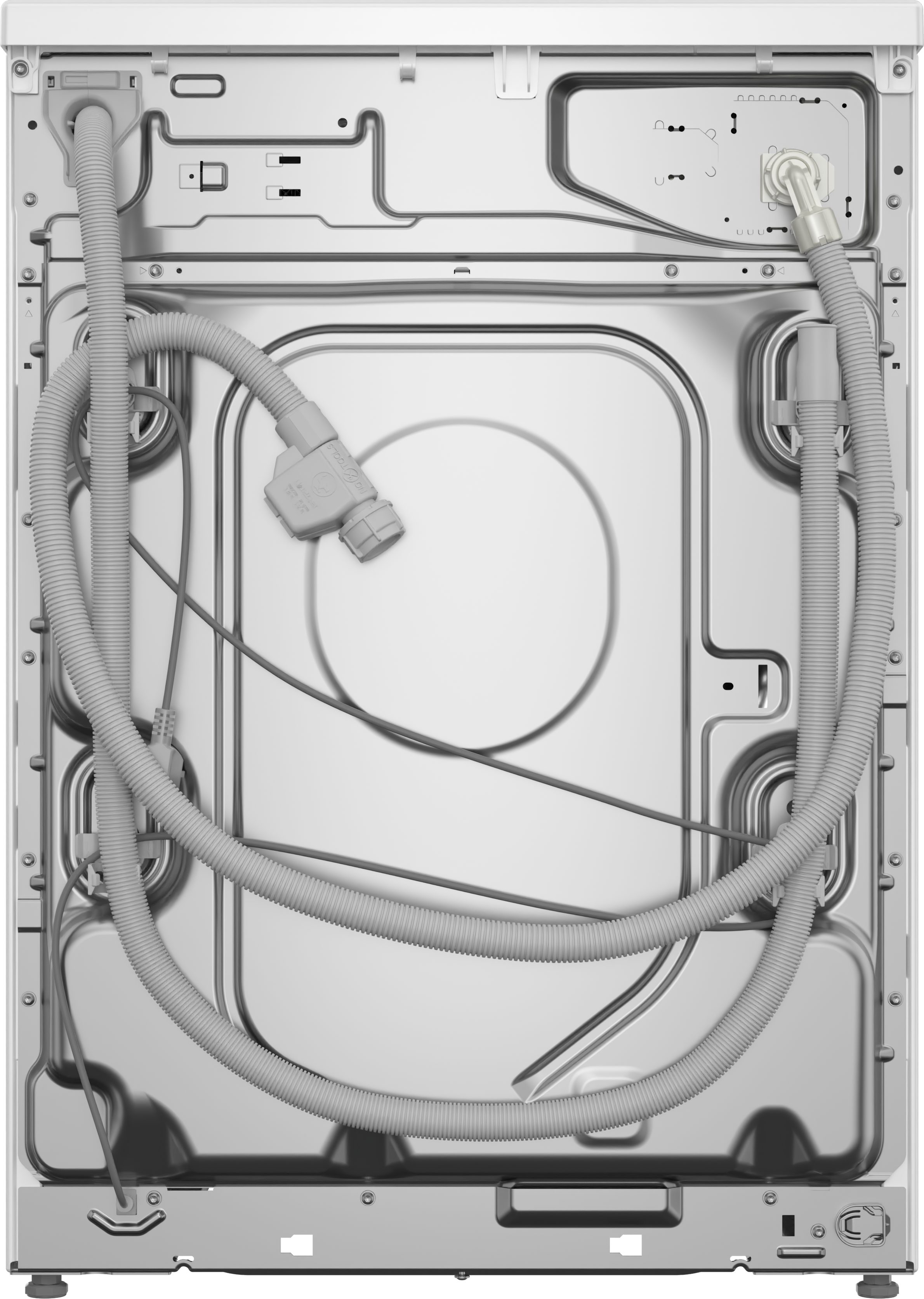 BOSCH Waschmaschine Serie 6 WUU28T22, 9 kg, 1400 U/min, Unterbaufähig, Speed Perfect, Kurzprogramme, großes LED-Display – Bild 3 von 5