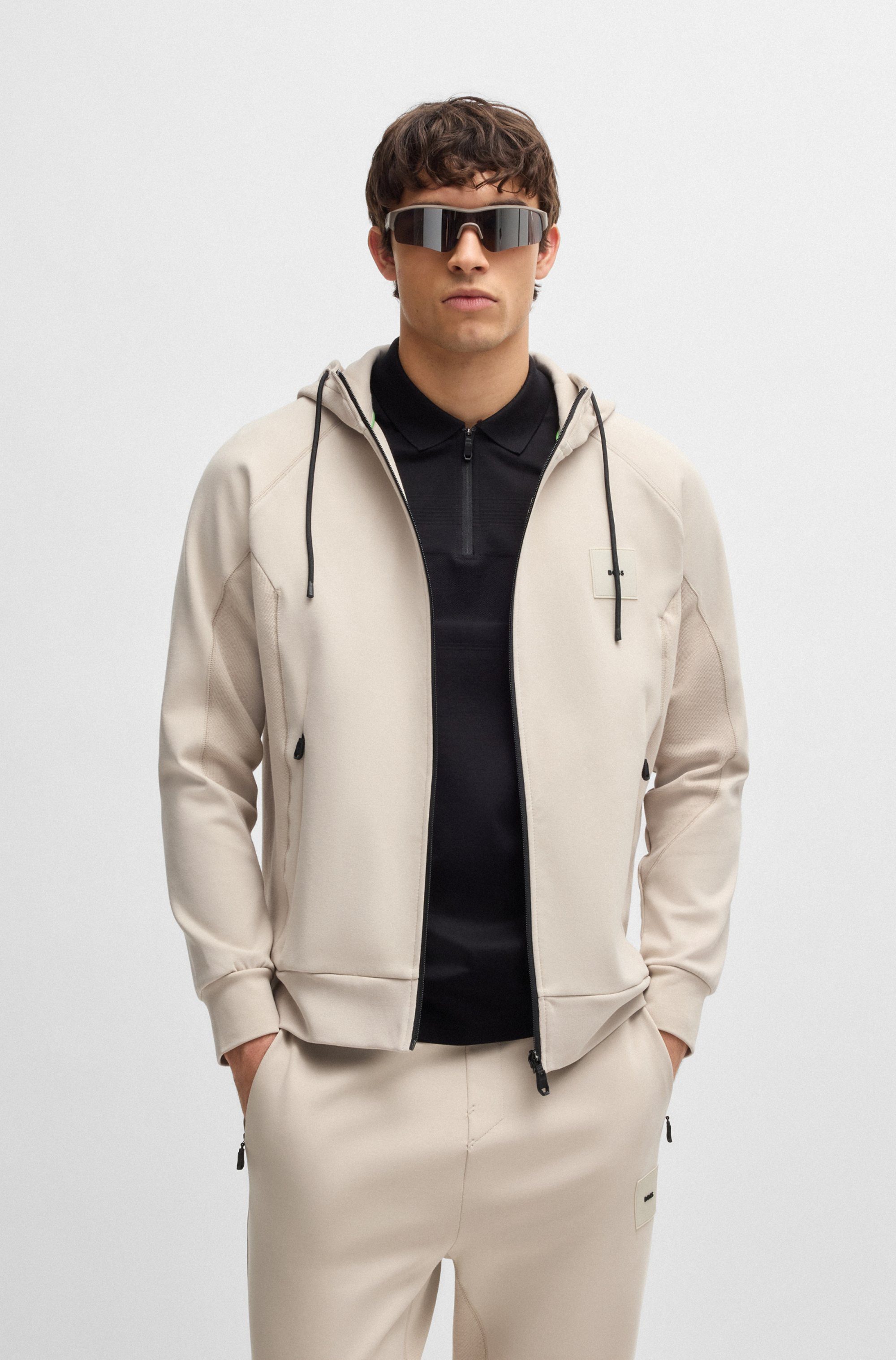 BOSS GREEN Sweatjacke Saggy Rib mit günstig online kaufen