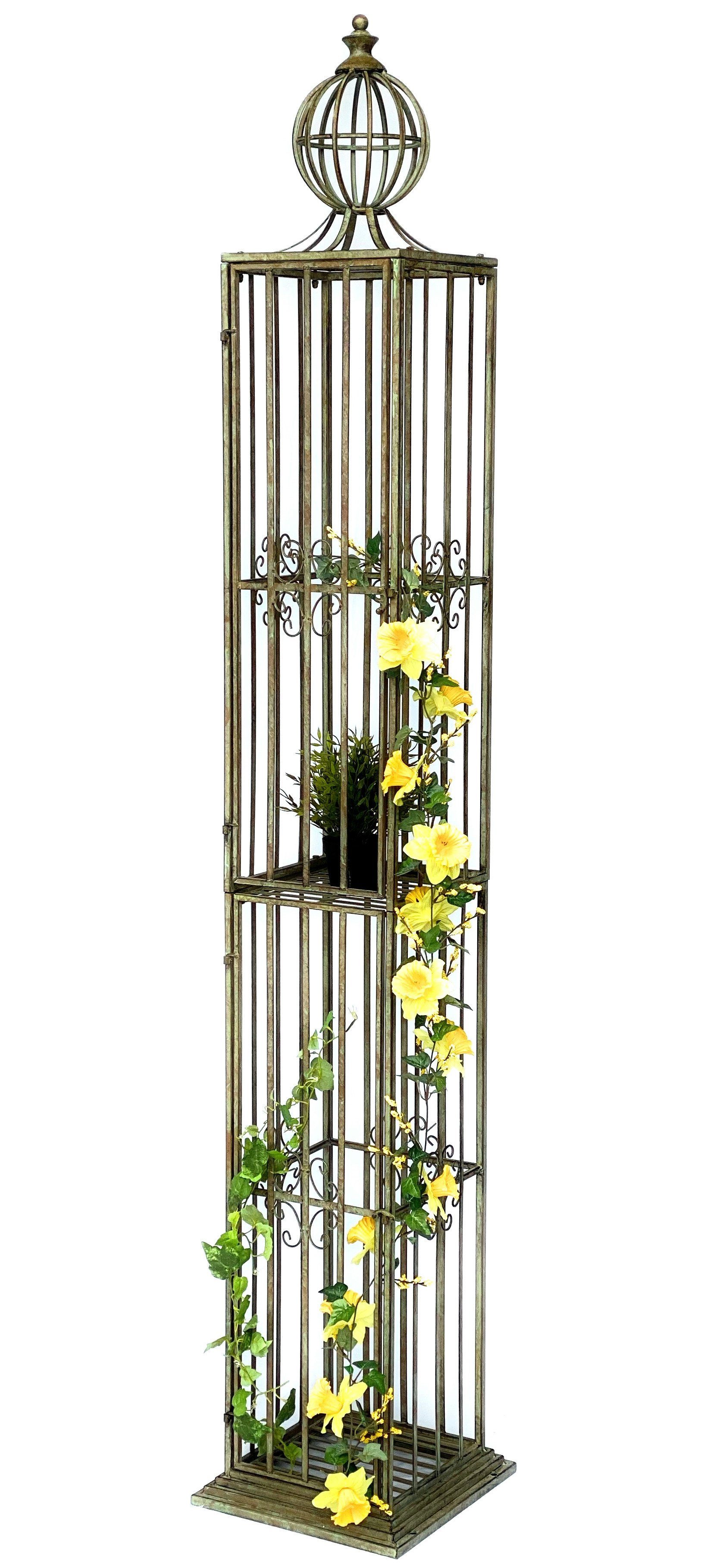 DanDiBo Ranksäule »Rosensäule Rosenturm Rankhilfe Metall 230 cm