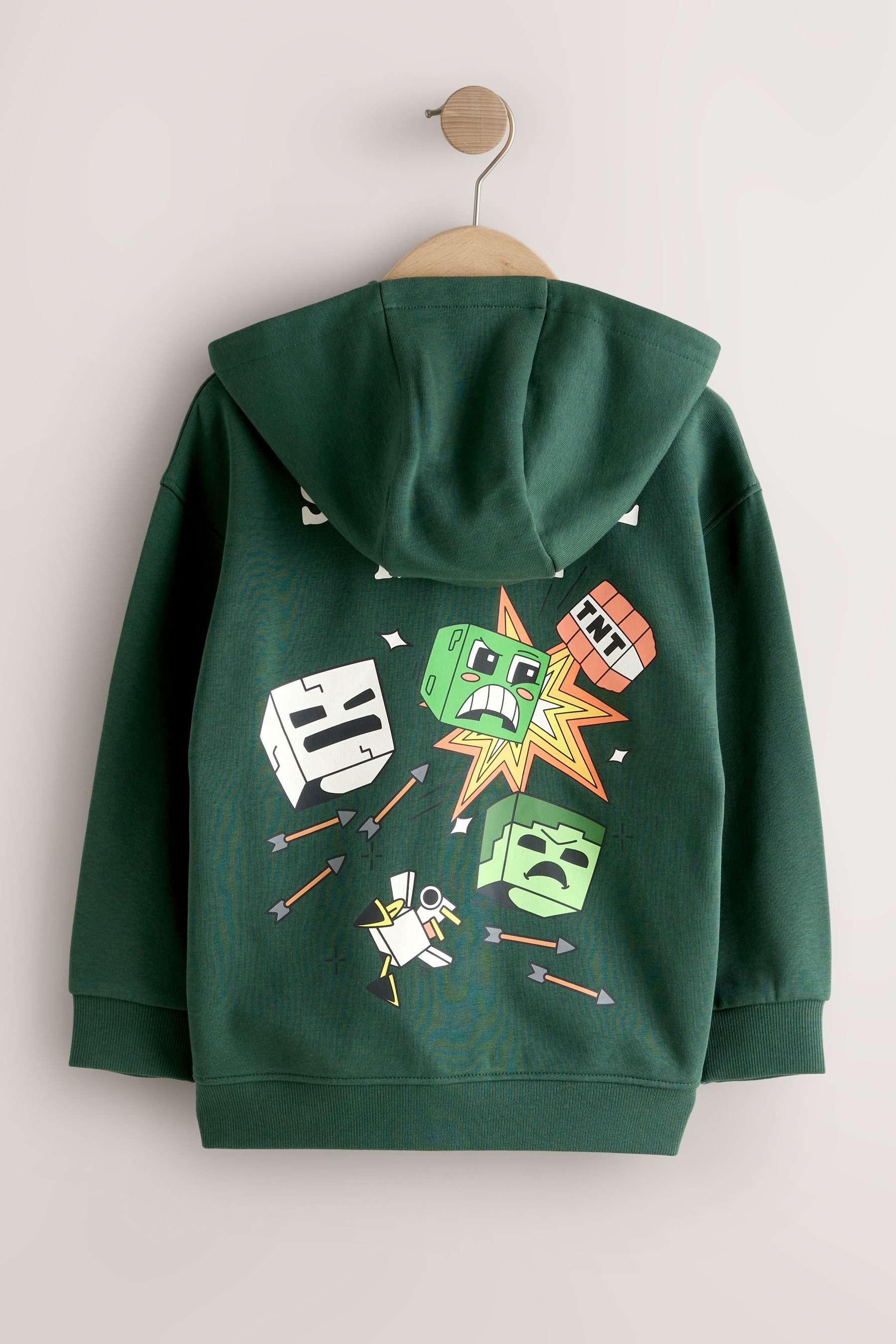 Next Kapuzenpullover Kapuzenjacke mit Reißverschluss, Minecraft (1-tlg)