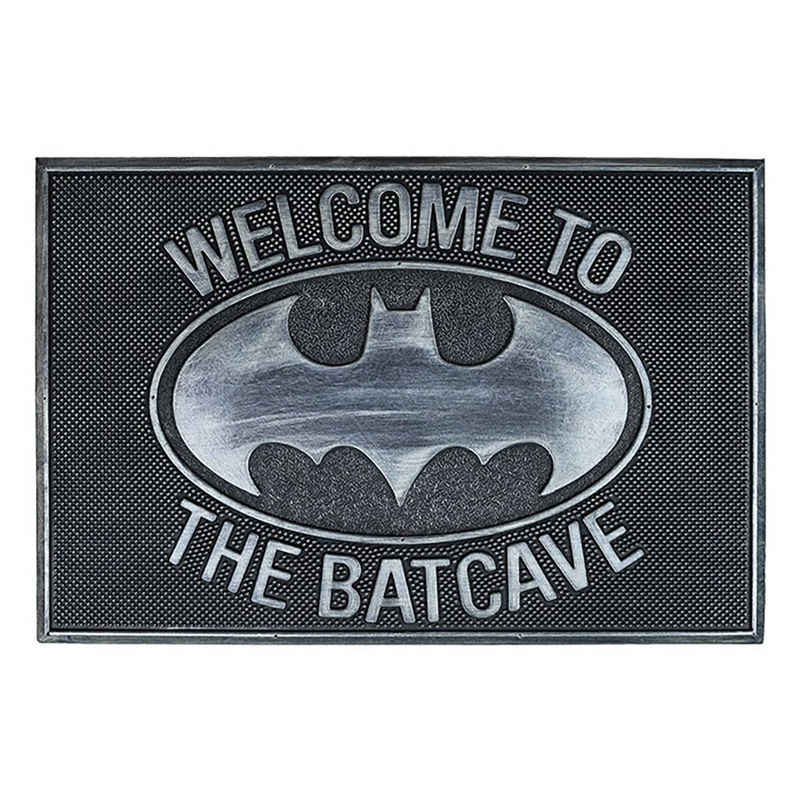 Fußmatte Batman Fußmatte aus Gummi Enter the Batcave, PYRAMID, Höhe: 40 mm