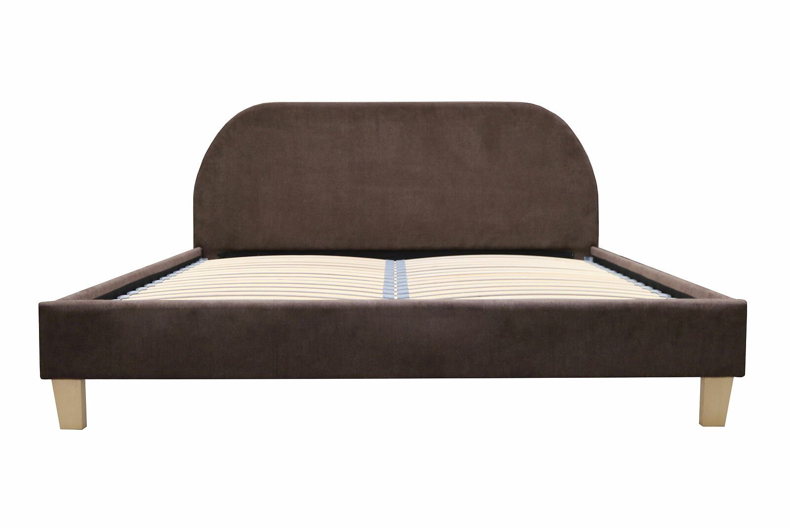 JVmoebel Bett, Luxus Textil Design Polster Betten Doppel Modernes Bett Ehe