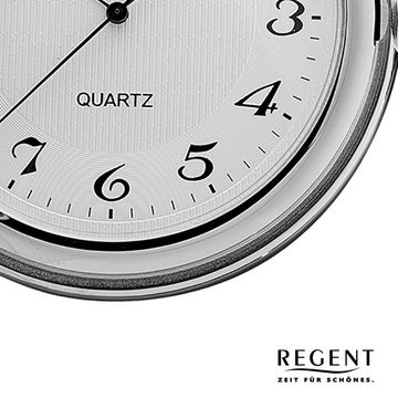 Regent Taschenuhr Regent Taschenuhr für Damen Herren P-21, (Analoguhr, Analoguhr), Herren Taschenuhr rund, extra groß (ca. 51mm), Metall verchromt