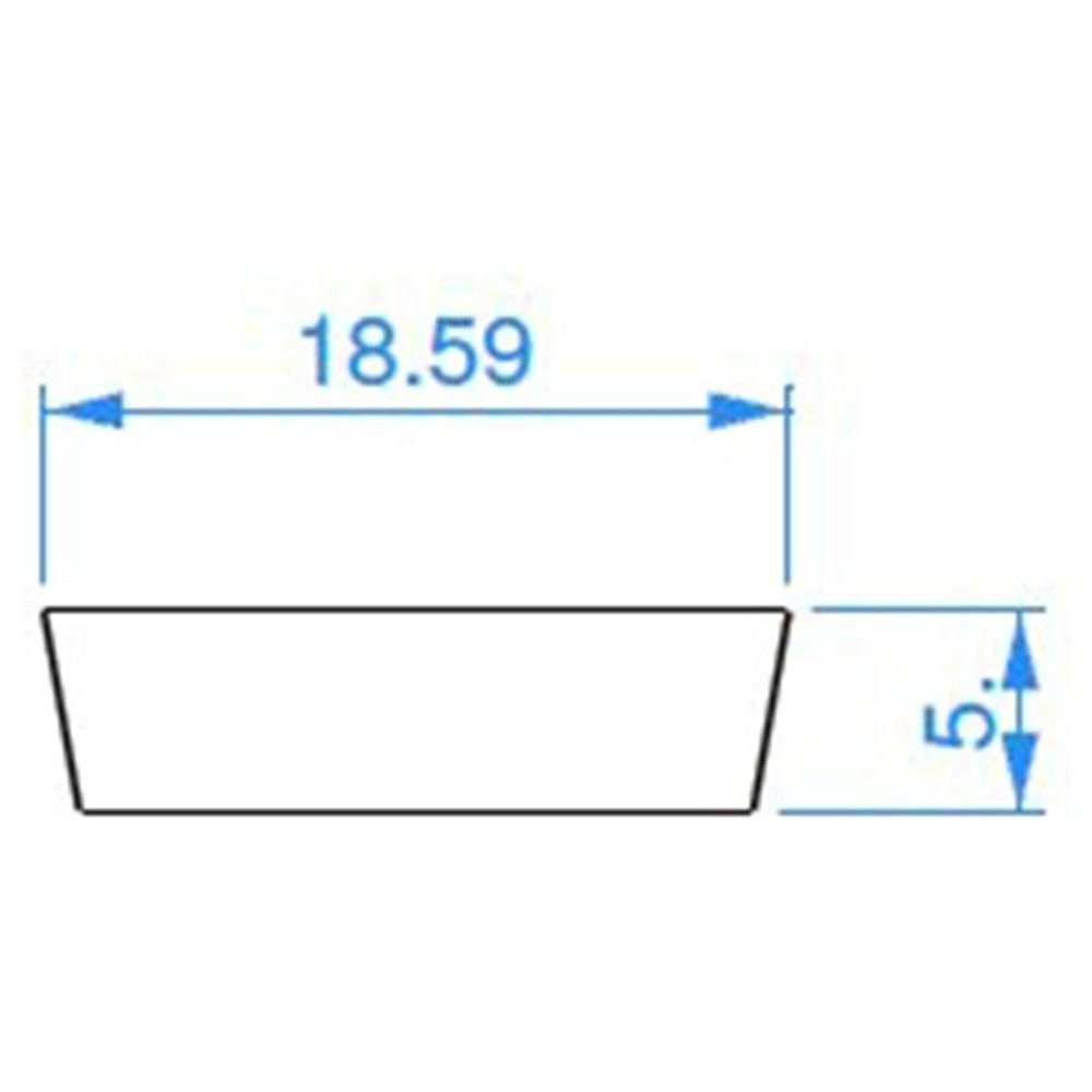 milchig Abdeckung Transmission, Reprofil, Streifen LED-Stripe-Profil I-02-12, Kunststoff, 40% Profilelemente LED 1-flammig, Deko-Light