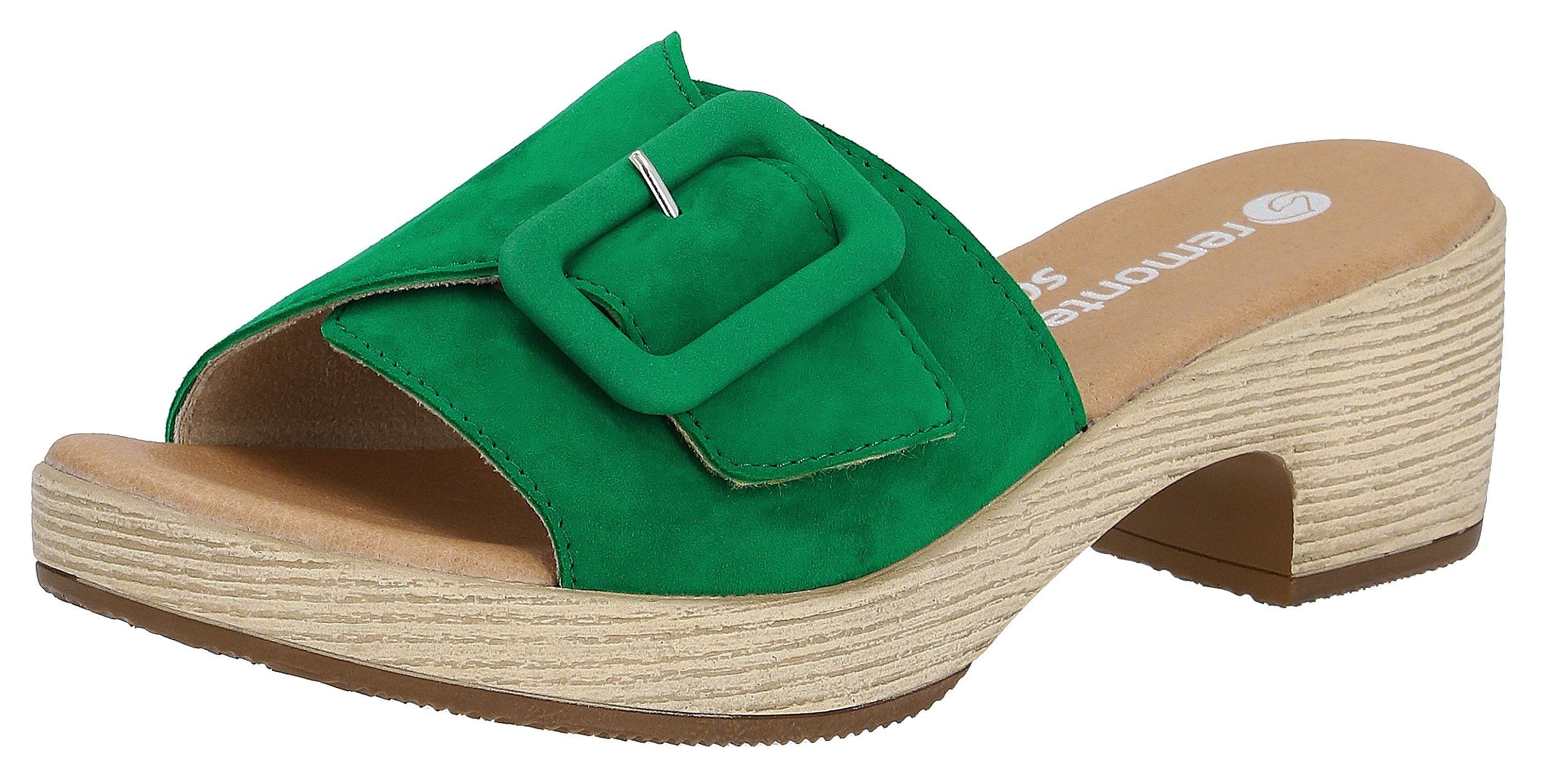 Remonte ELLE-Collection Pantolette, Blockabsatz, Sommerschuh, Schlappen, günstig online kaufen
