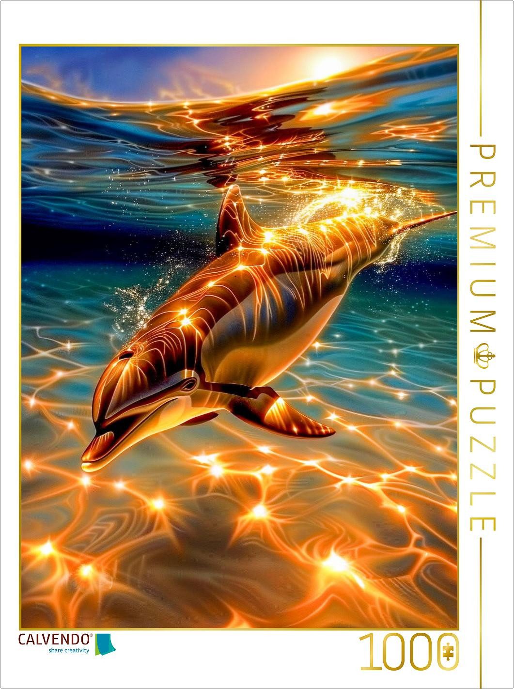 CALVENDO Puzzle CALVENDO Puzzle Bitte kein Blitzlicht – ich glitzer natürlich, 1000 T, 1000 Puzzleteile