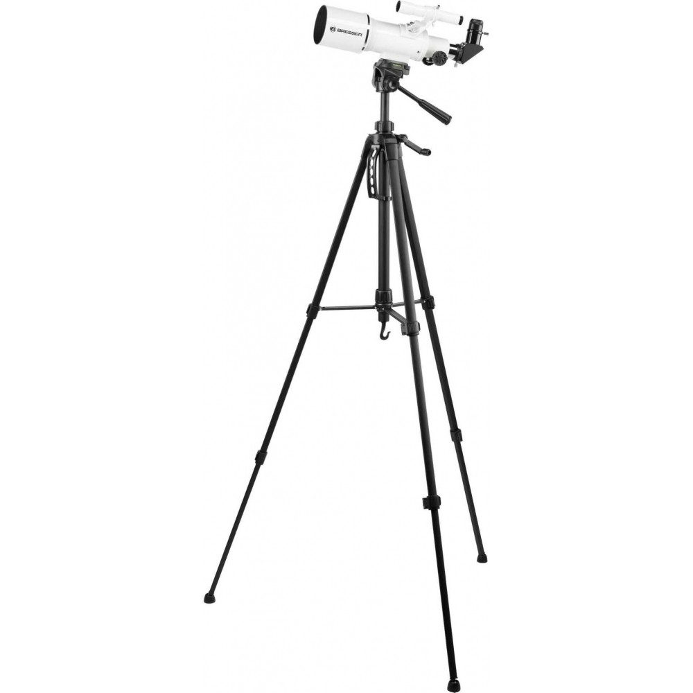 BRESSER Linsenteleskop Bresser Classic 70/350 Teleskop für Himmelsbeobachtungen., Einsteigerfreundlich und leicht bedienbar