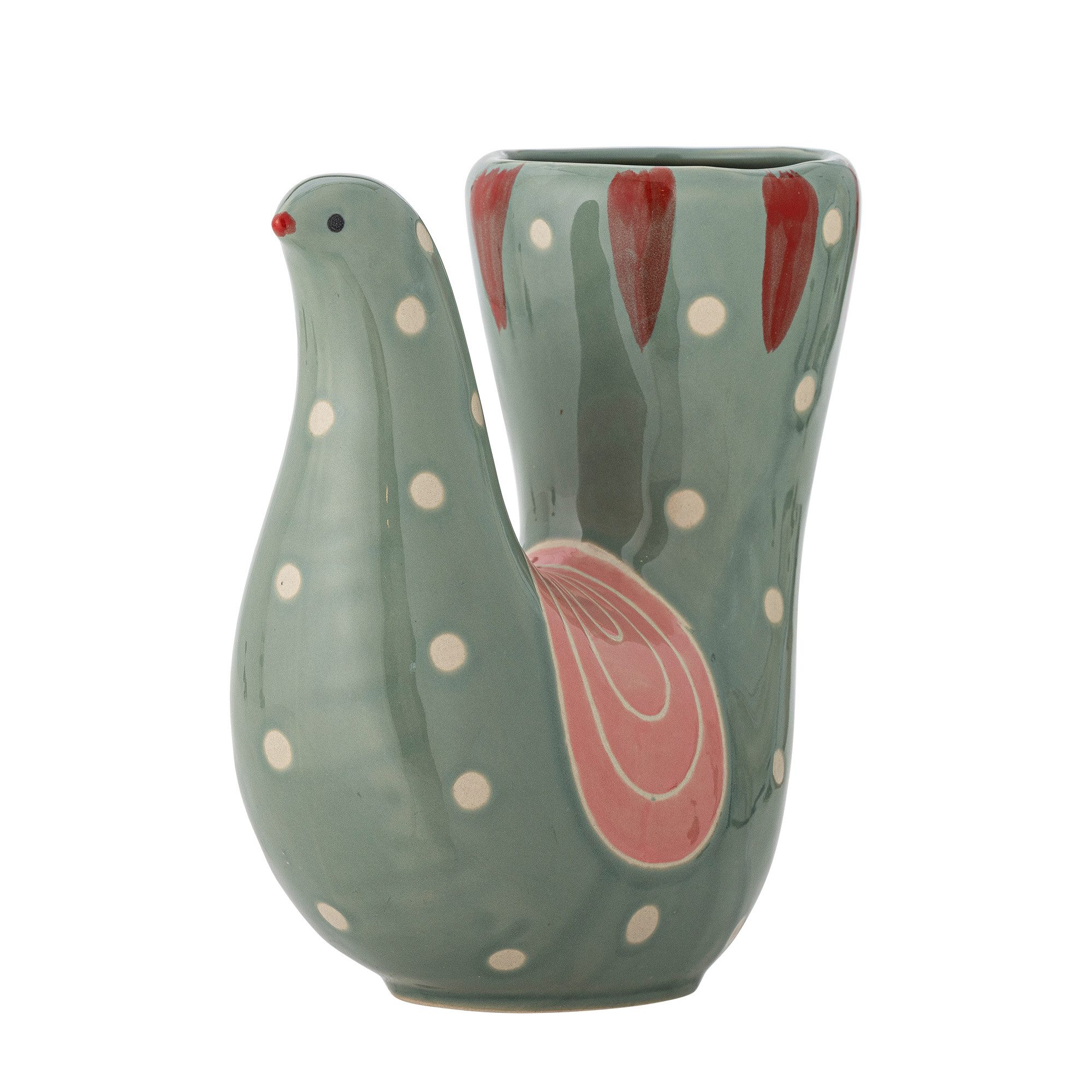 Bloomingville Dekovase Bloomingville Trudy Vase, Grün günstig online kaufen