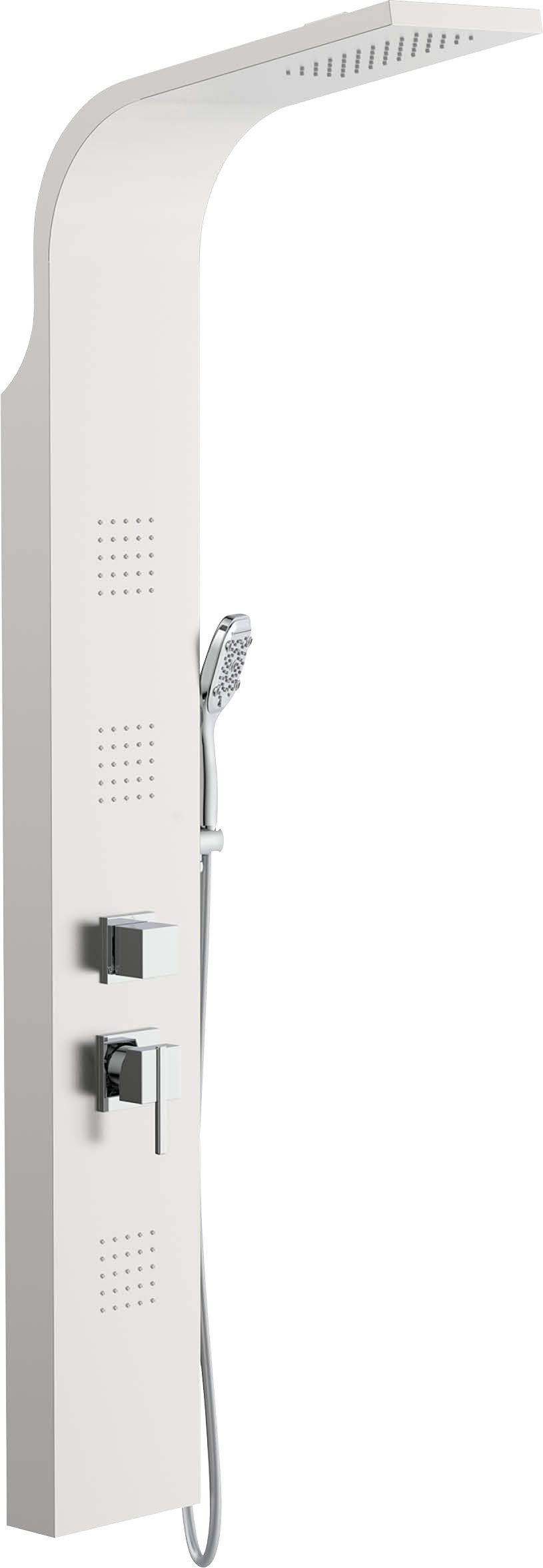welltime Duschsäule "Miami" Duschsystem mit Regendusche,Massagedüsen & Hand günstig online kaufen