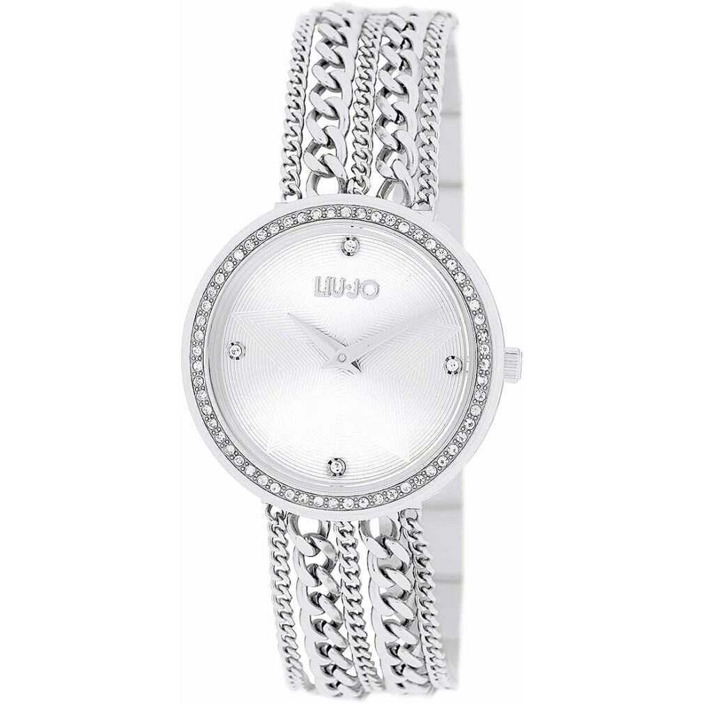 Liu Jo Luxusuhr Damen Analog Quarz Uhr mit Edelstahl Armband TLJ1830