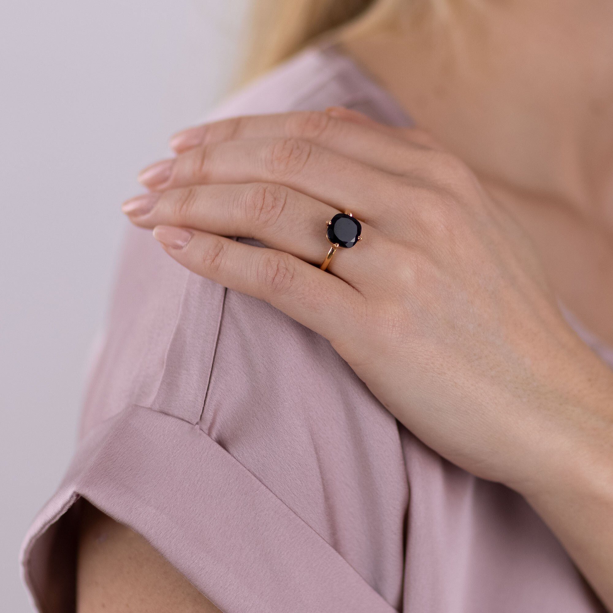 AILORIA Fingerring ÉGLANTINE Ring Onyx, Ring Onyx günstig online kaufen