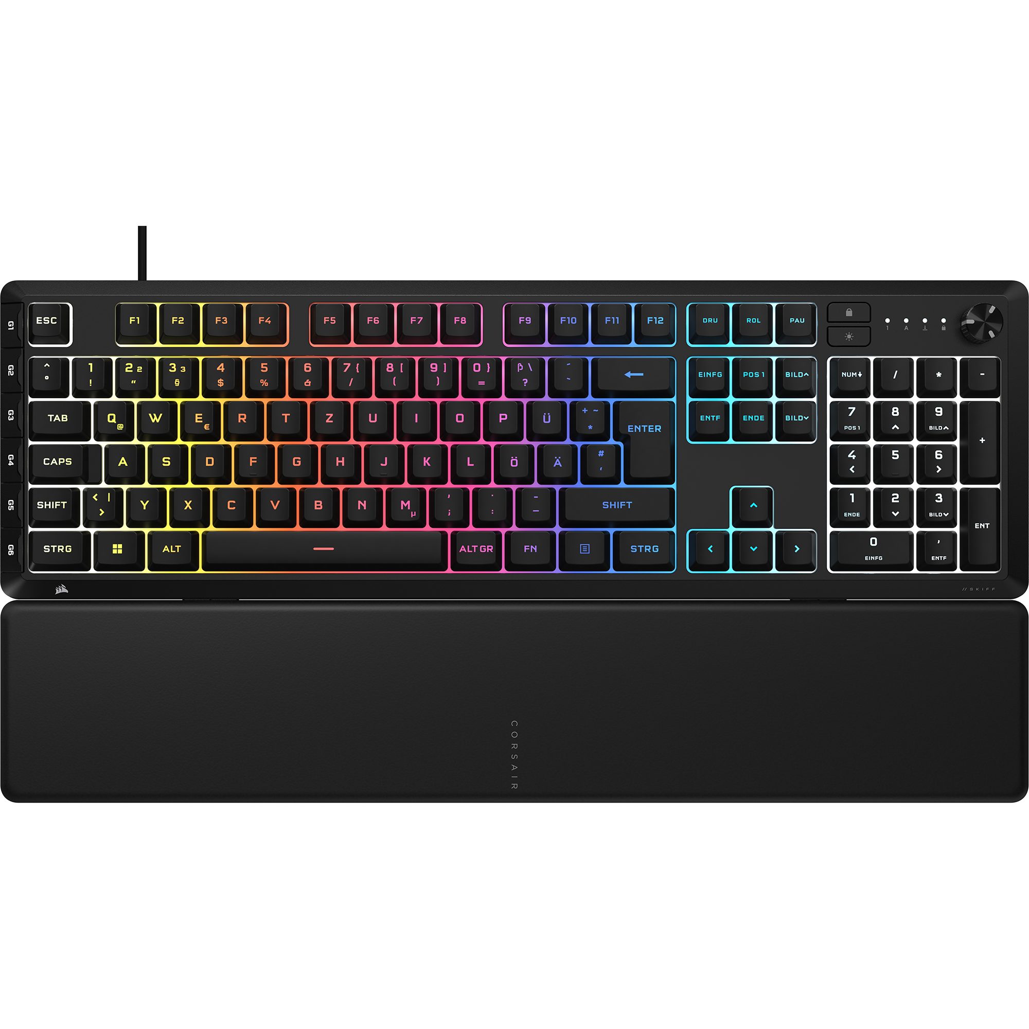 Corsair Corsair SKIFF 100 PLUS, Gaming-Tastatur Tastatur