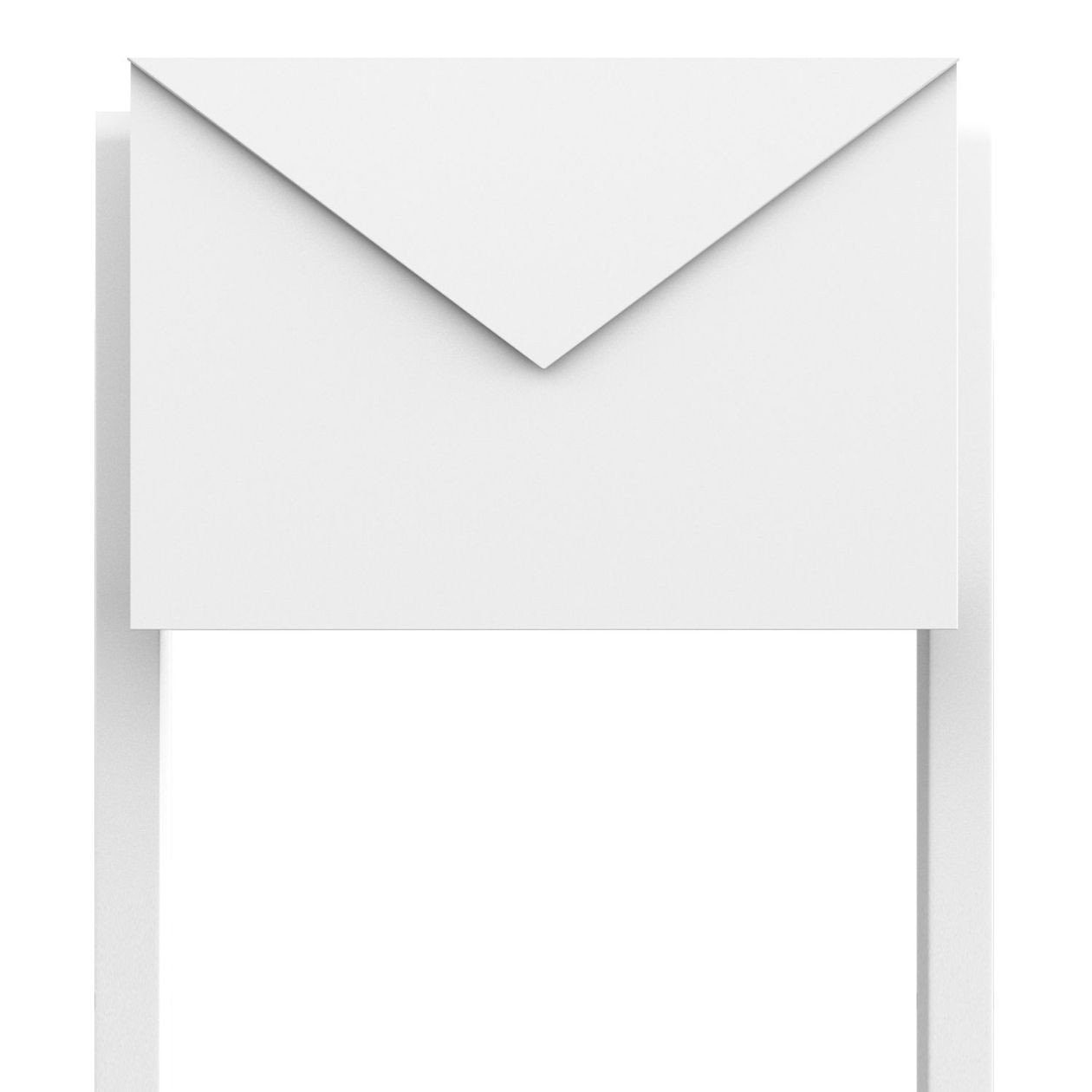 Letter Briefkasten Weiß Bravios Standbriefkasten