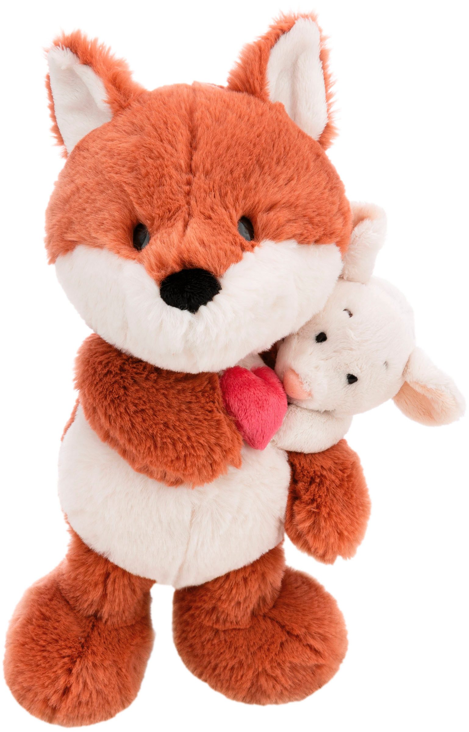 Nici Kuscheltier Love, Love Fuchs Miro 28cm mit Herz und Love Maus Mira 15cm