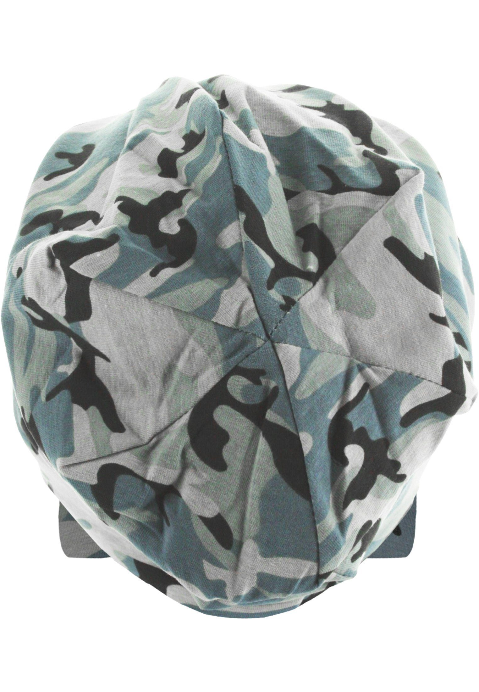 Accessoires MSTRDS Jersey Beanie greencamouflage/charcoal Beanie (1-St) Printed