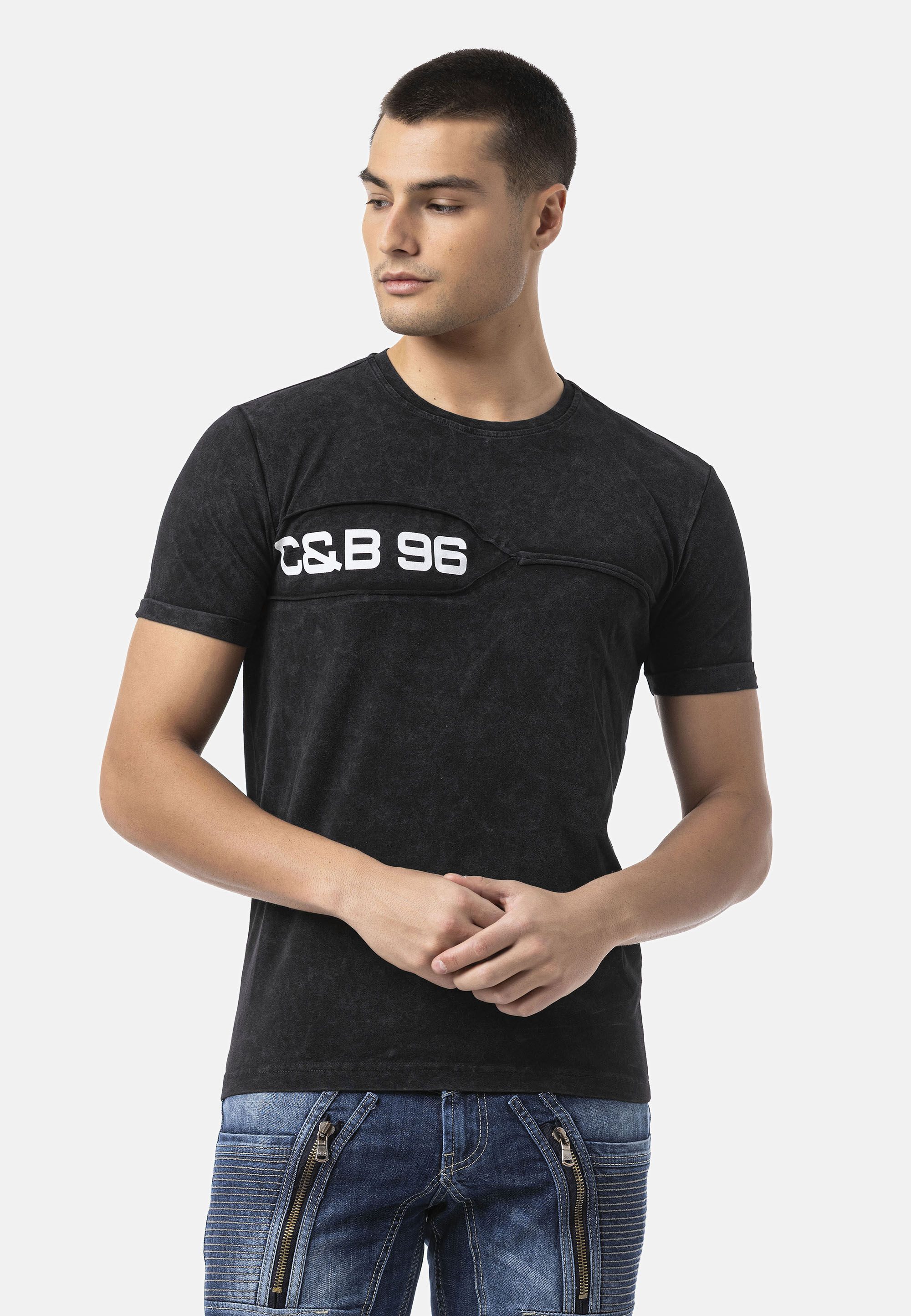 Cipo & Baxx T-Shirt CT805 auffälligen Logo-Print