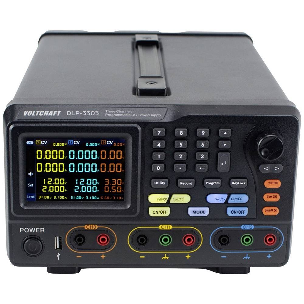 VOLTCRAFT 30 V/3 A 3-Kanal programmierbare DC-Stromversorgung (max VC-13095695 Labor-Netzteil (Slave-Funktion)