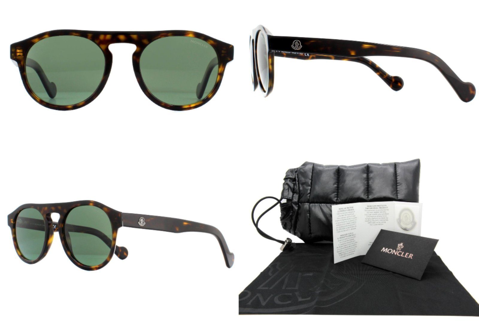 MONCLER Sonnenbrille Moncler-Sunglasses-ML0073-52R-Havana