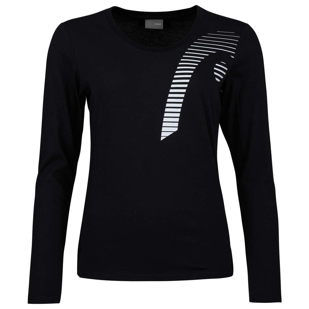 Head Langarmshirt Club Linda (Baumwollmix) schwarz Damen