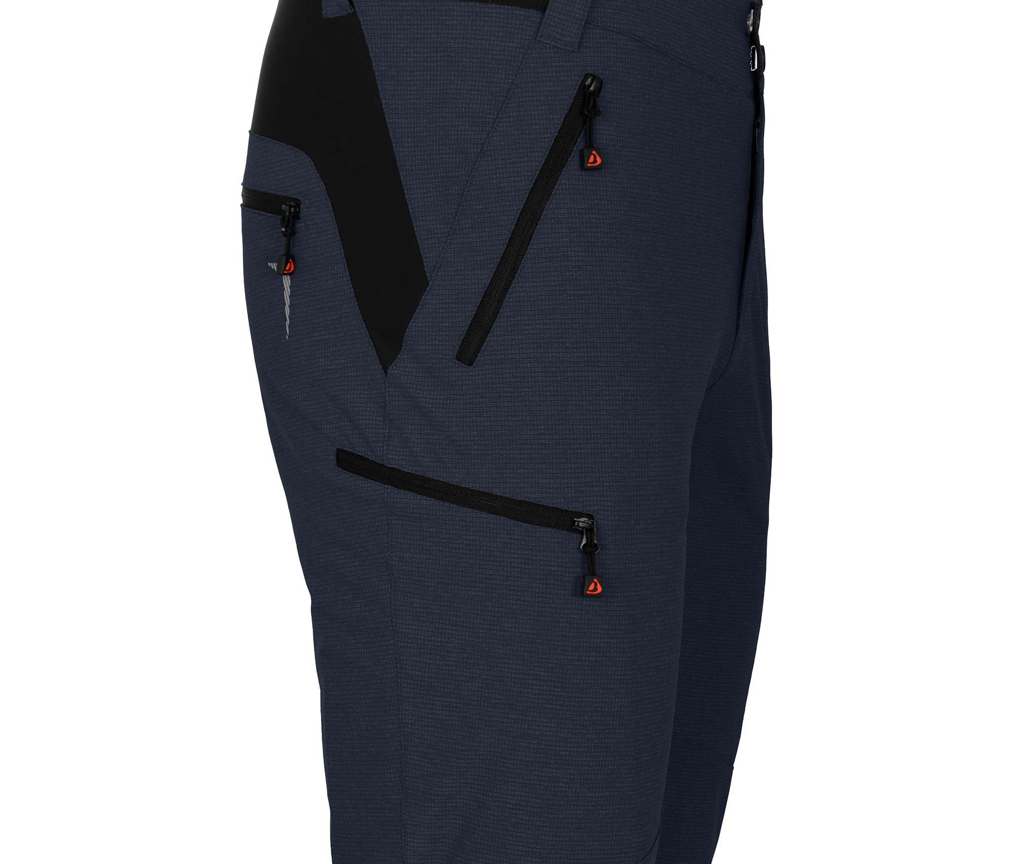 Fahrradhose PORVOO Capri (mit gepolsterter Innenhose) Herren 3/4 Radhose, robust, elastisch, Normalgrößen, Nacht blau