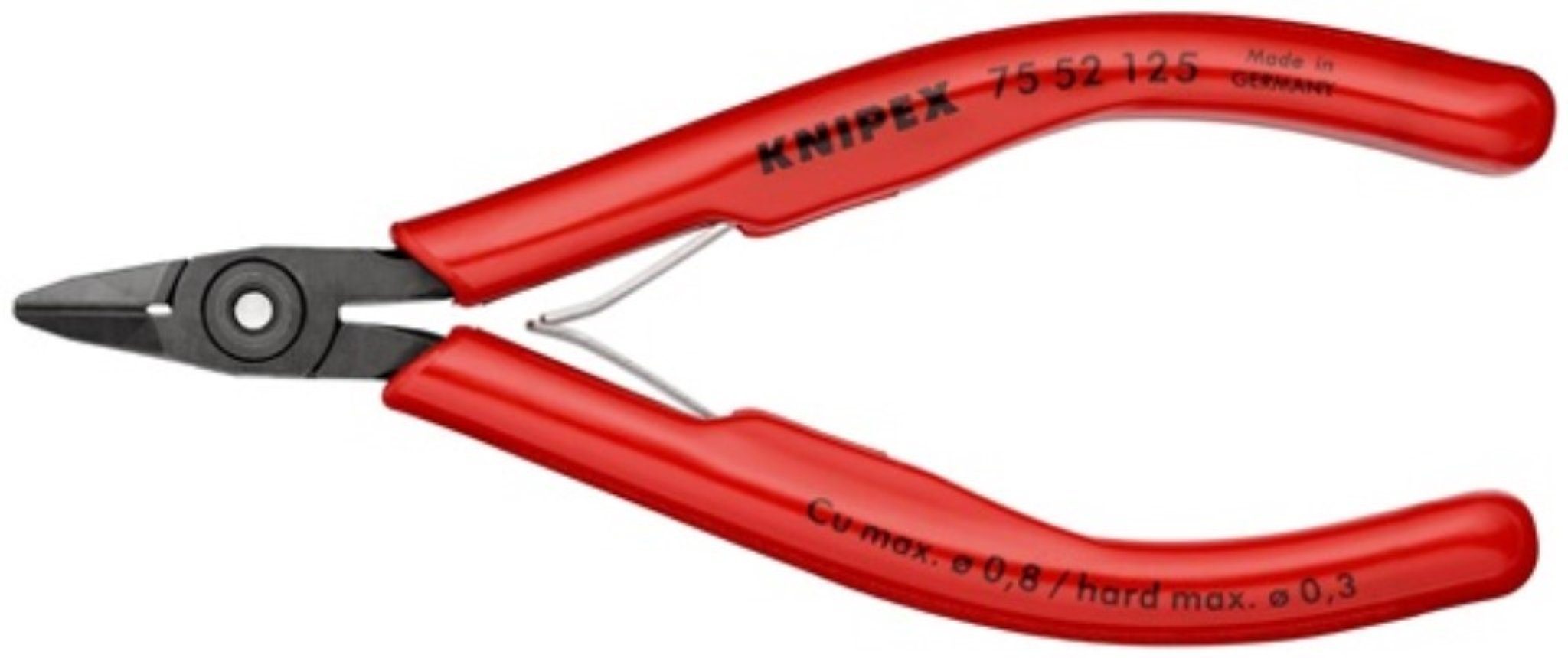 Knipex Seitenschneider Elektronik-Seitenschneider L.125mm Form 5 Facette ja KNIPEX für feins