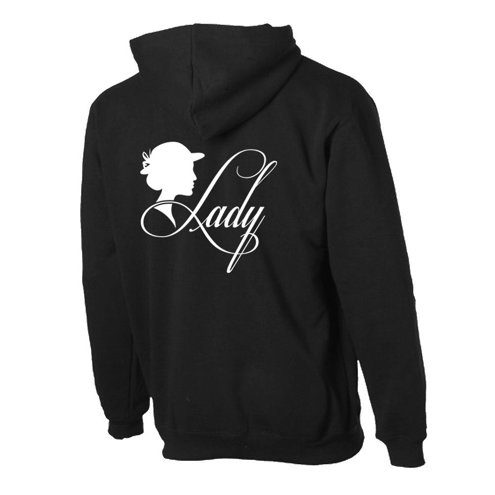 G-graphics Hoodie Lord & Lady (Partner- / Paar-Set, Einzelteile zum selbst zusammenstellen) Aufdruck auf der Vorder- oder Rückseiteseite wählbar