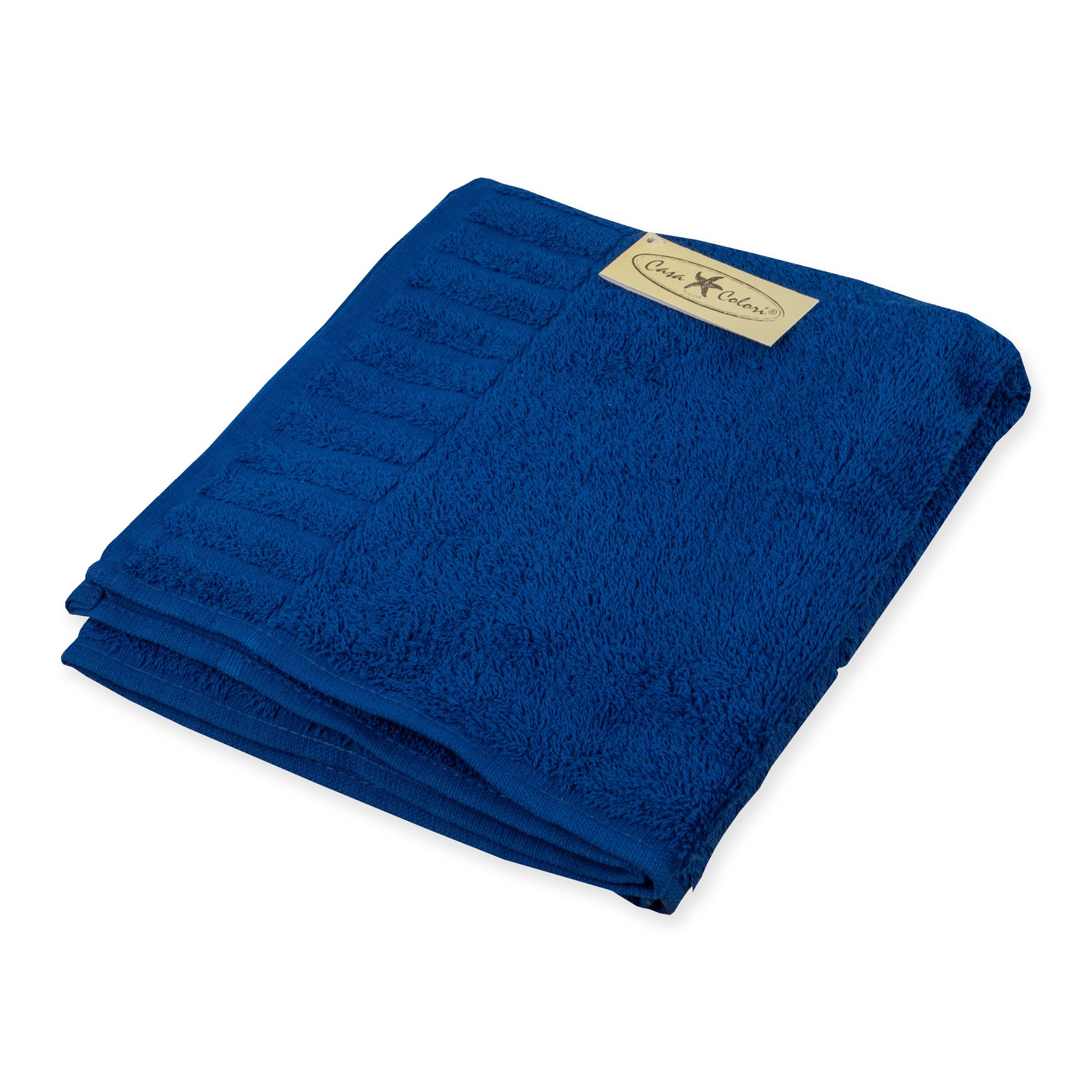 Casa Colori Handtuch Uni, Frottier (1-St), Hohe Farbbrillanz, Einfache Pfle günstig online kaufen