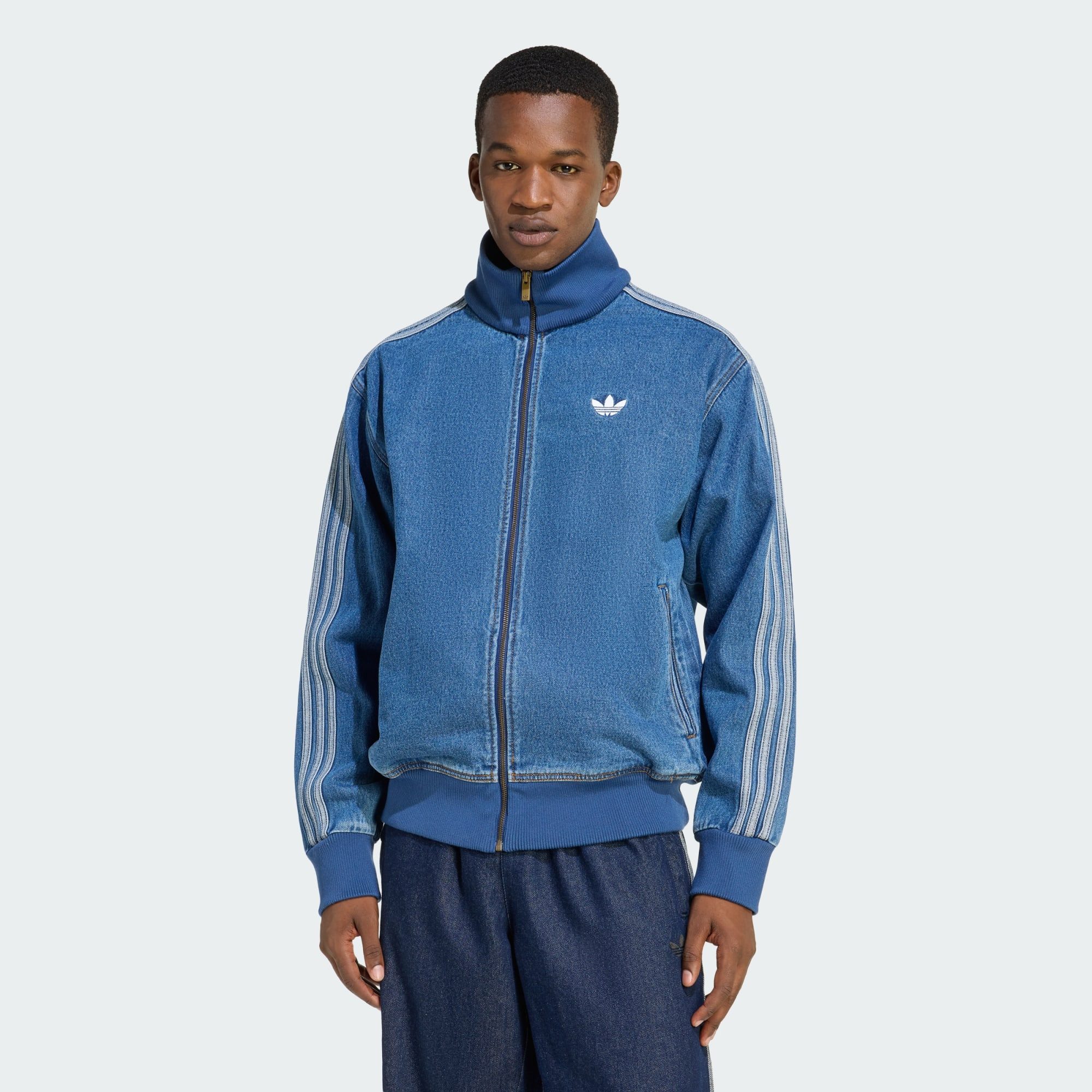 adidas Originals Trainingstop ADICOLOR FIREBIRD ORIGINALS JACKE AUS JEANSST günstig online kaufen