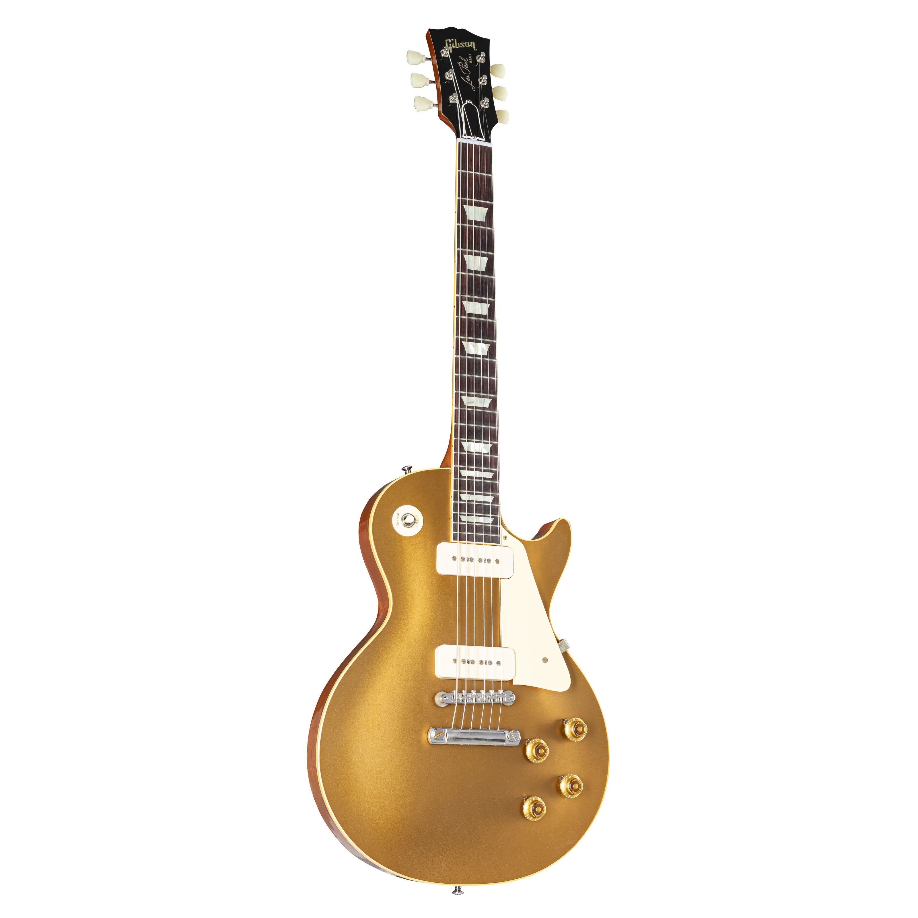 Gibson E-Gitarre, E-Gitarren, Premium-Instrumente, 1956 Les Paul Goldtop Reissue VOS Double Gold #63326 - Custom