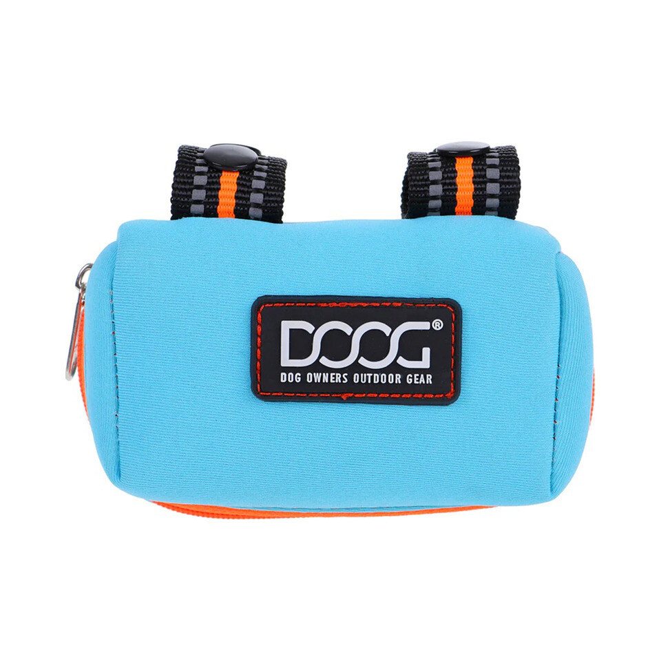 Thumbnail - DOOG Hundekotbeutel Walkie Pouch Neon Beethoven aqua/orange inkl. 20 Kotbeutel