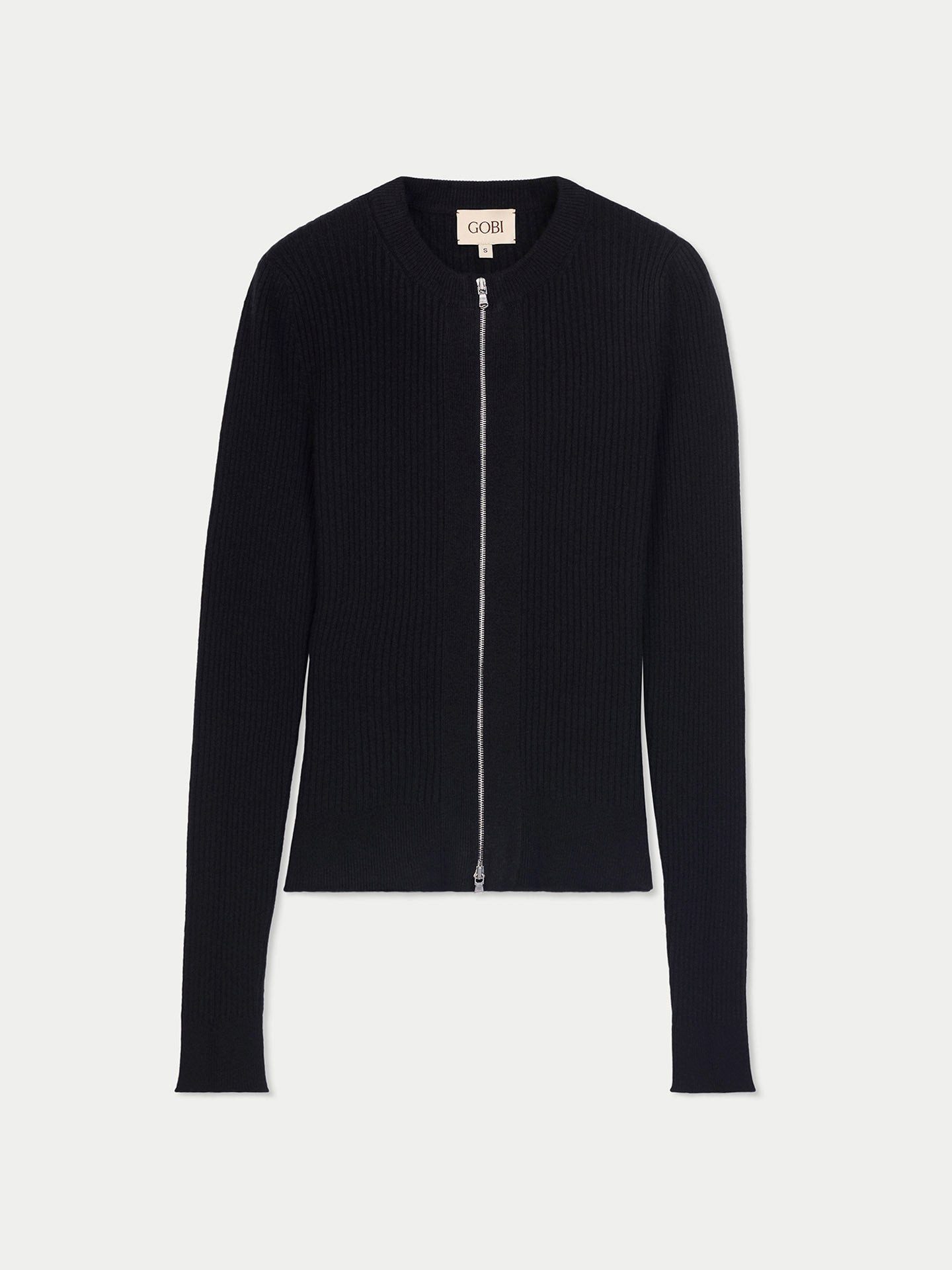 GOBI Cashmere Cardigan Kaschmir-Cardigan mit doppelseitigem Reißverschluss