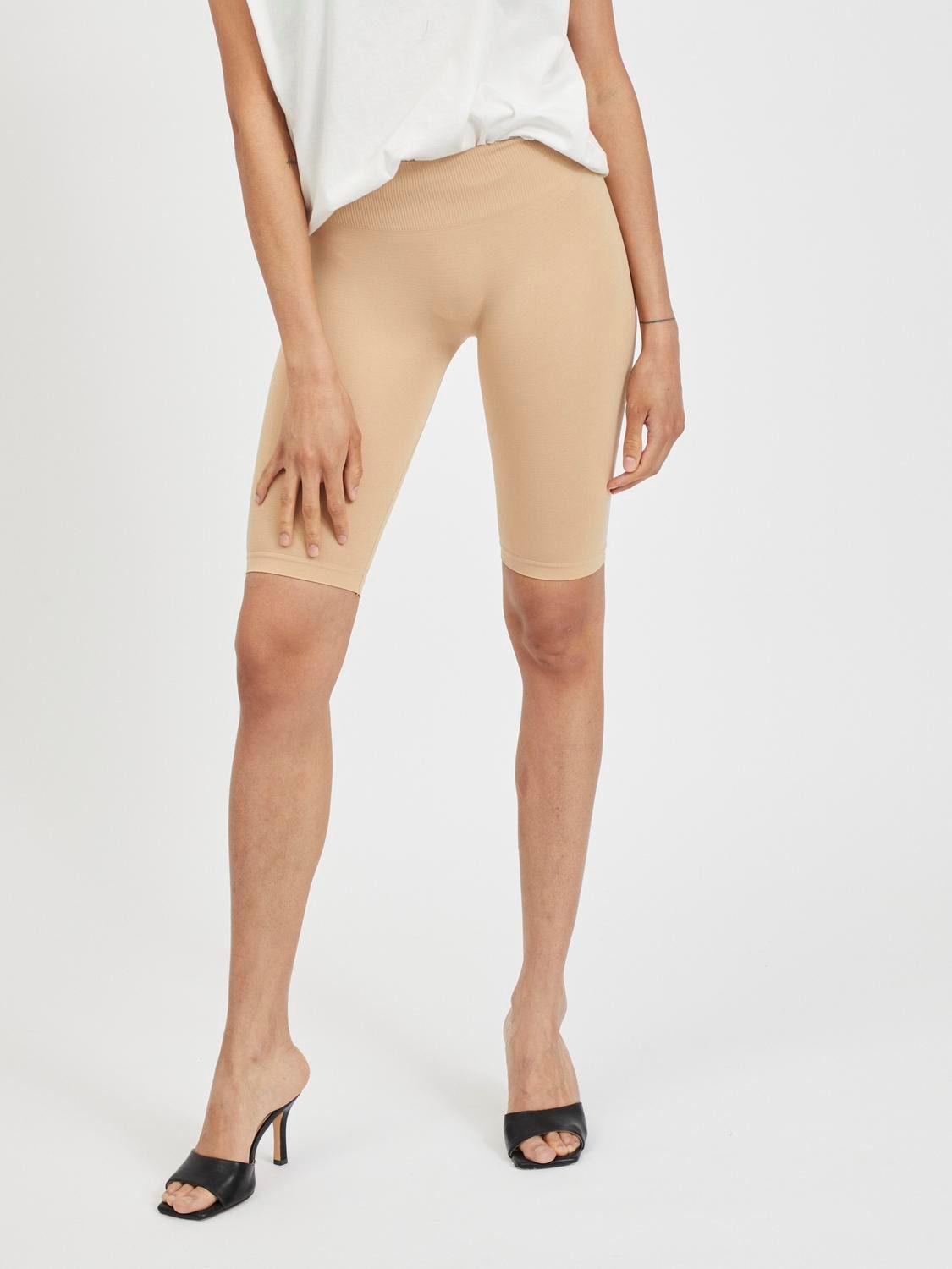 Vila Leggings Leggingshorts 2er-Set Figurformend Gerippt günstig online kaufen