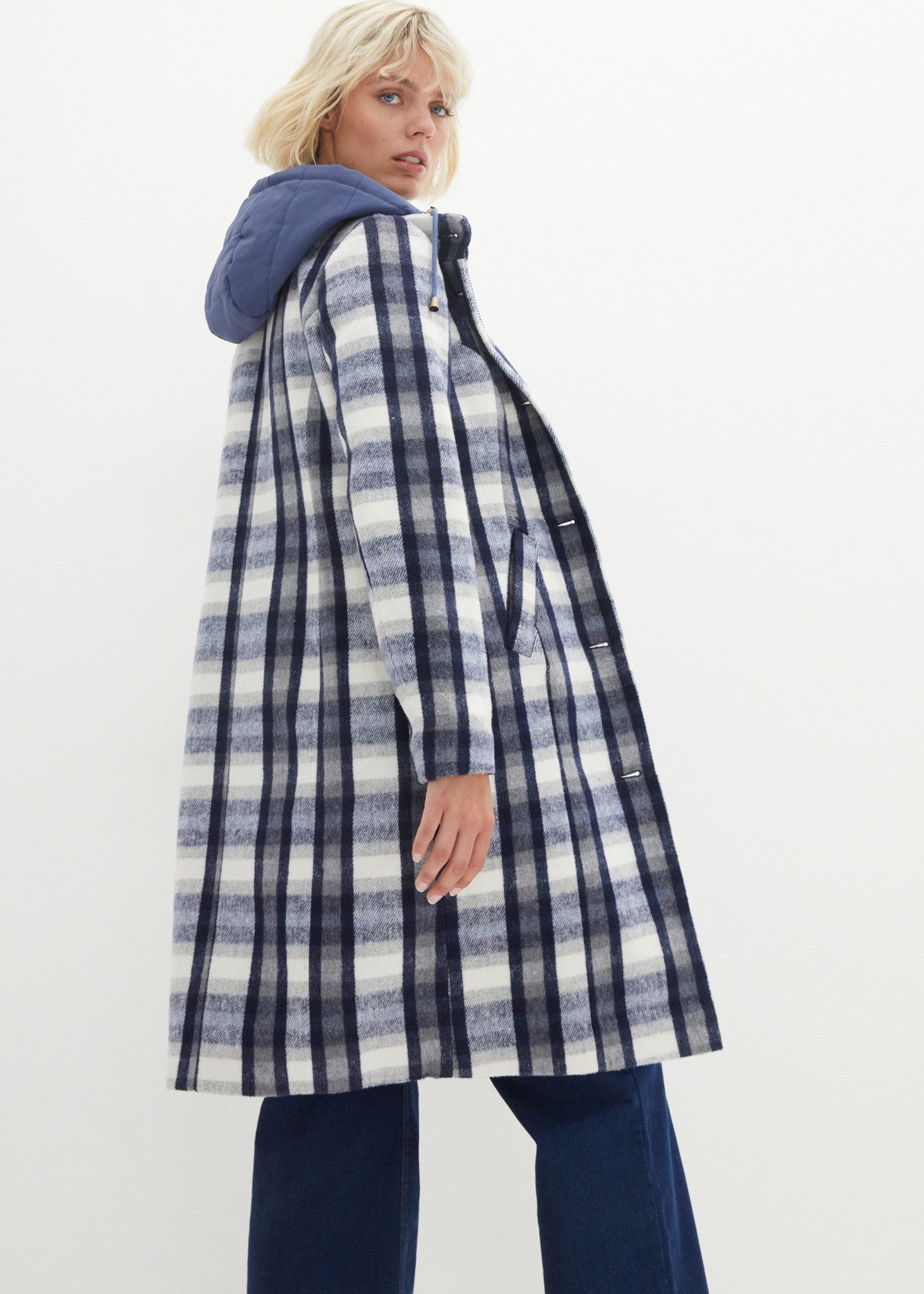 bonprix Wintermantel im angesagten Two-in-One-Design, bequeme Passform, casual Stil – Bild 2 von 5