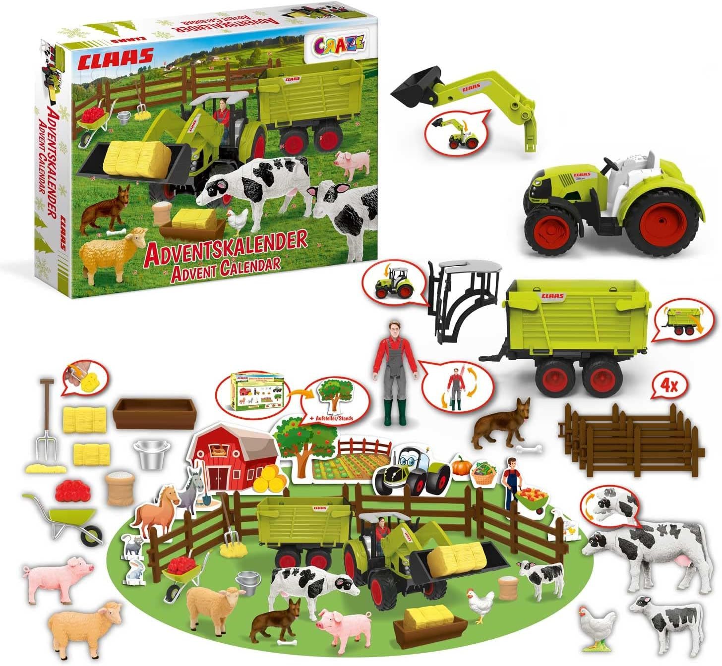 CRAZE Adventskalender CRAZE Adventskalender CLAAS Spielzeug Adventskalender günstig online kaufen