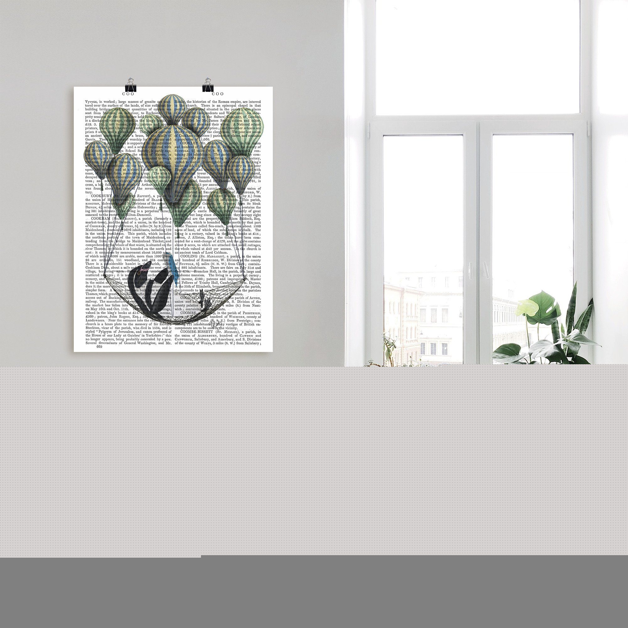 Schwebehängematte, Artland (1 Poster in Leinwandbild, Wandbild Größen Pinguin oder Wandaufkleber Alubild, als versch. in St), Vögel