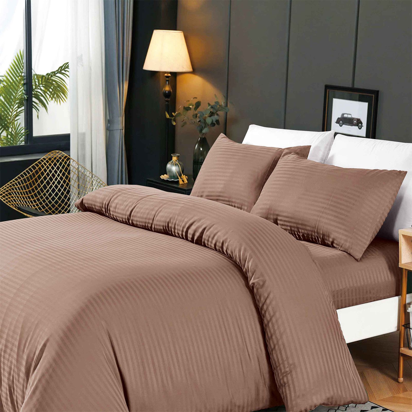 HOMELUX Bettwäsche 220x240 4teilig Bettbezüge 200x220 1er Set mit 50x70 2er günstig online kaufen