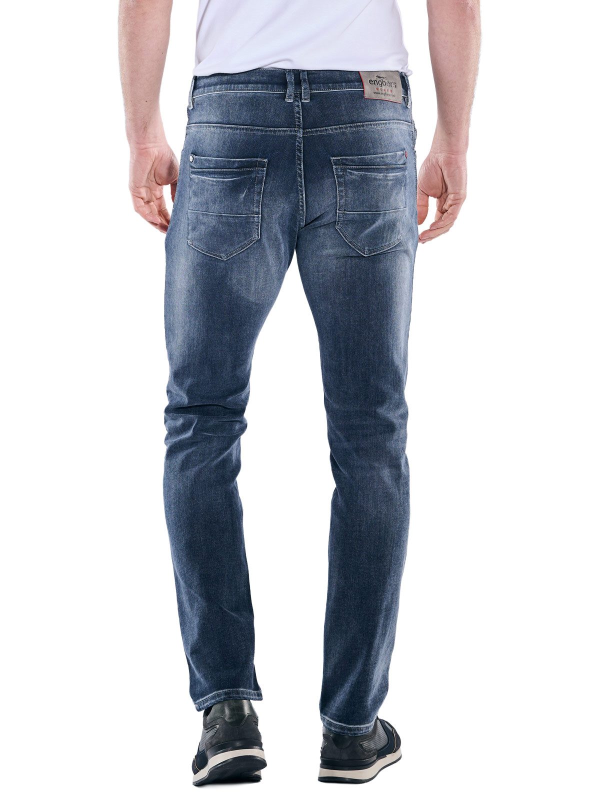 Engbers Stretch-Jeans Herren Jeans 5-Pocket Superstretch, Indigoblau