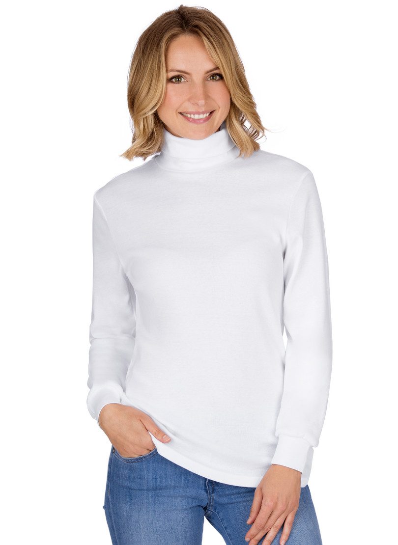 Rollkragenshirt TRIGEMA Langarm Ski- und Sport-Rollkragenpullover