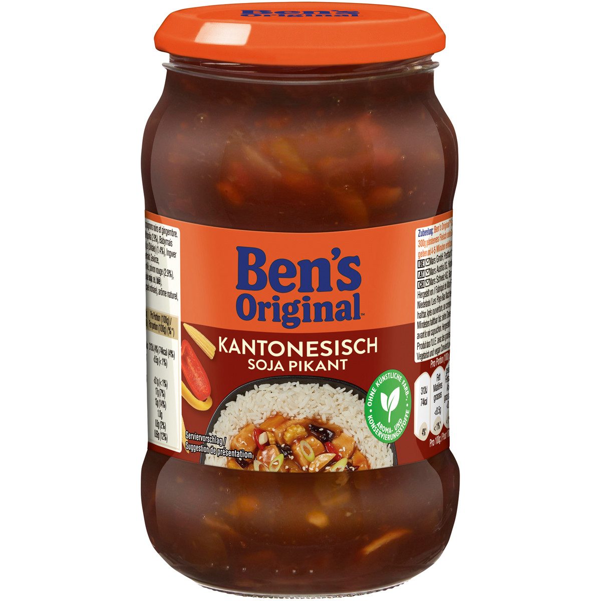 Ben's Original Saucen, Bens Original Sauce Kantonesisch Soja Pikant lecker gewürzt 400g