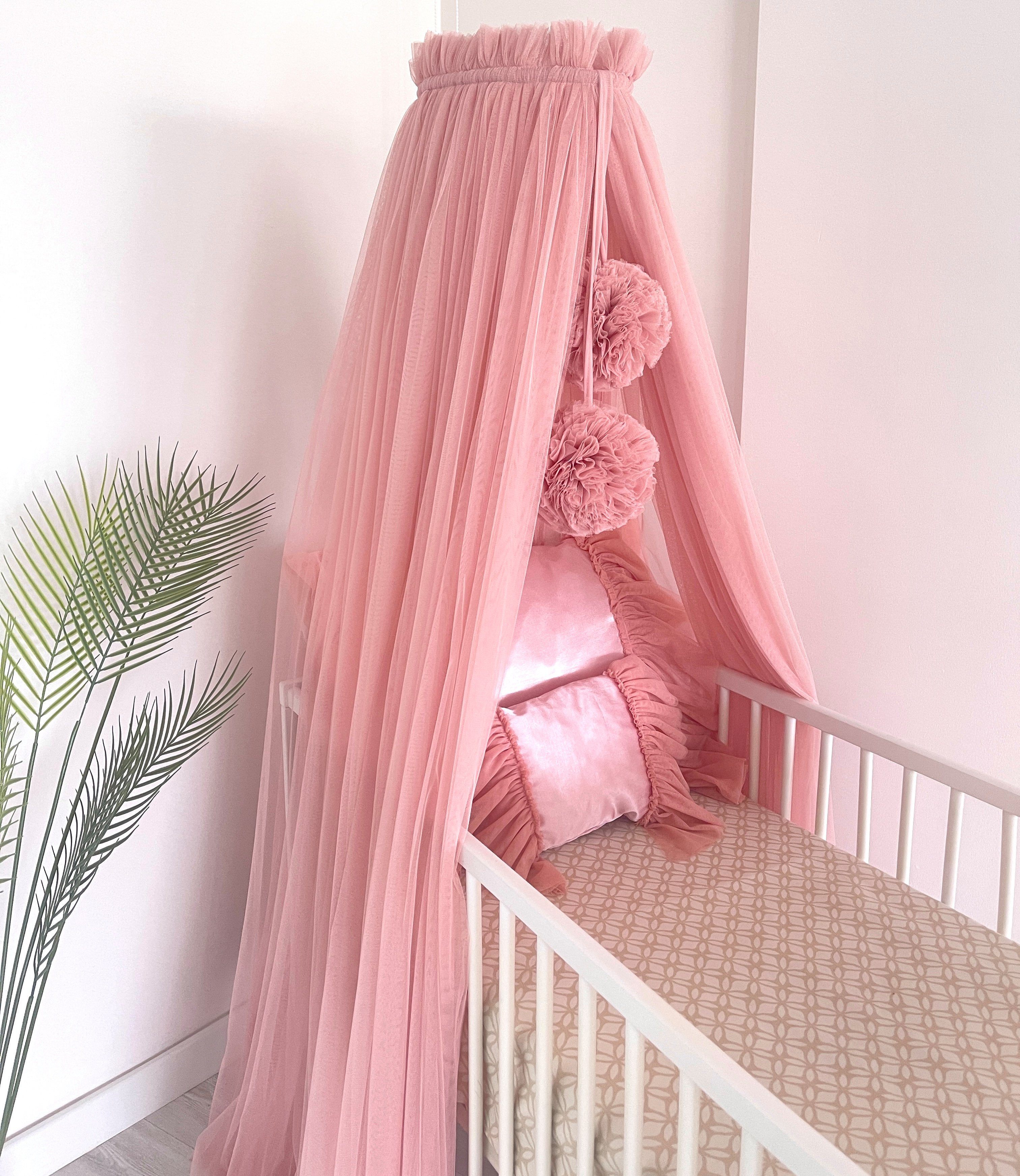 Baby Fancyroom Betthimmel Betthimmel aus 12 Meter Tüll aus 1. Klasse für Ki günstig online kaufen