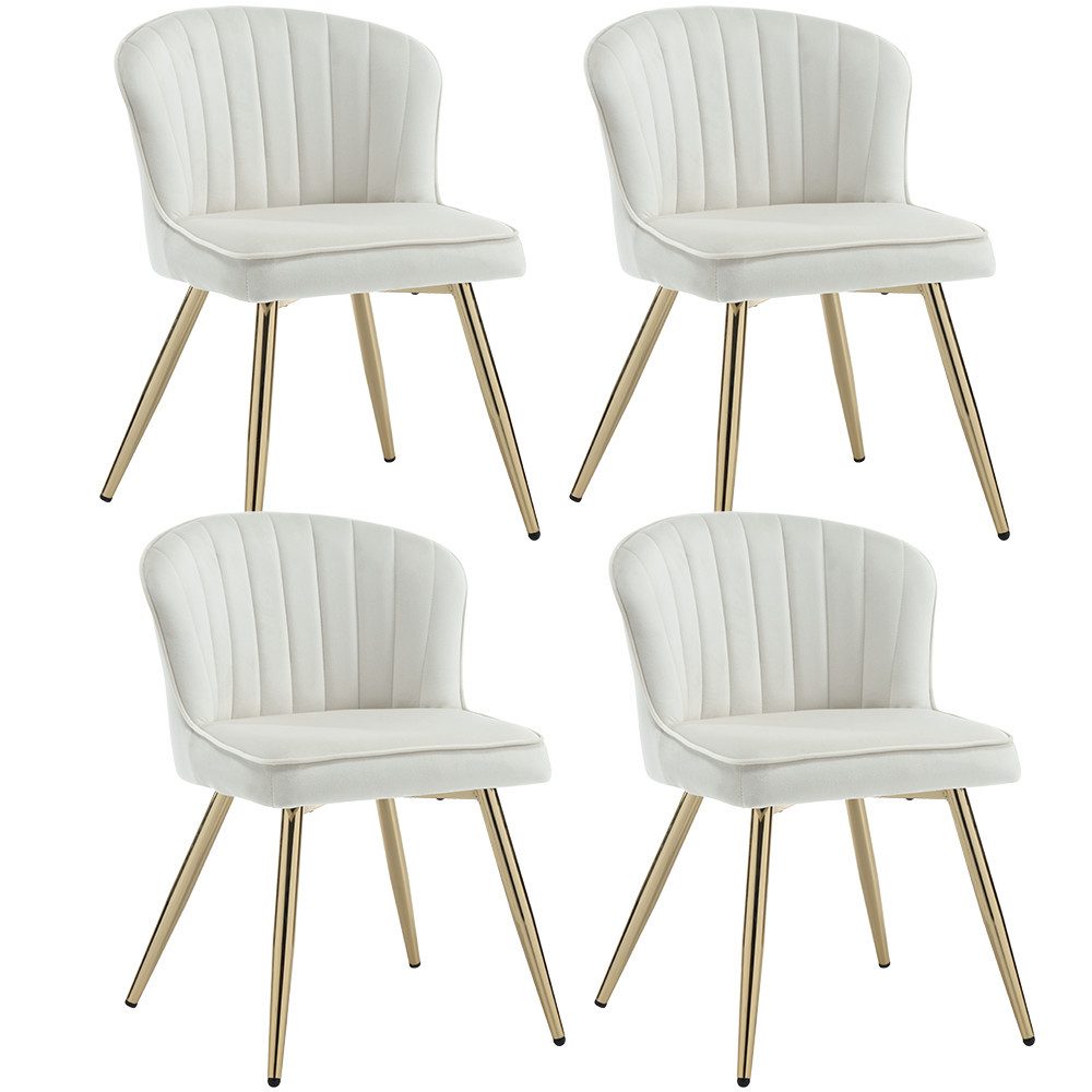 WAHSON OFFICE CHAIRS Esszimmerstuhl 2er Set, Gebogene Linie Rückenlehne, Kü günstig online kaufen