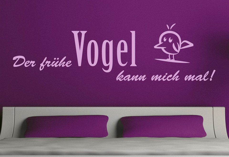 Wall-Art Wandspruch, Hauchdünne Folie, leicht zu verkleben