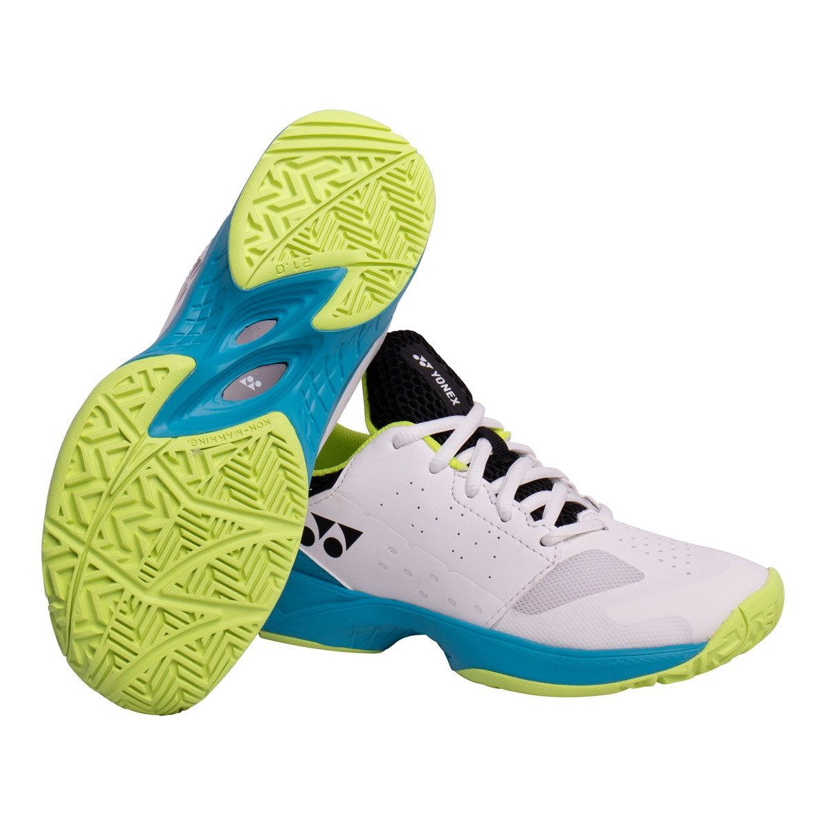 Yonex Lumio Allcourt 2024 weiss/türkis Kinder Tennisschuh