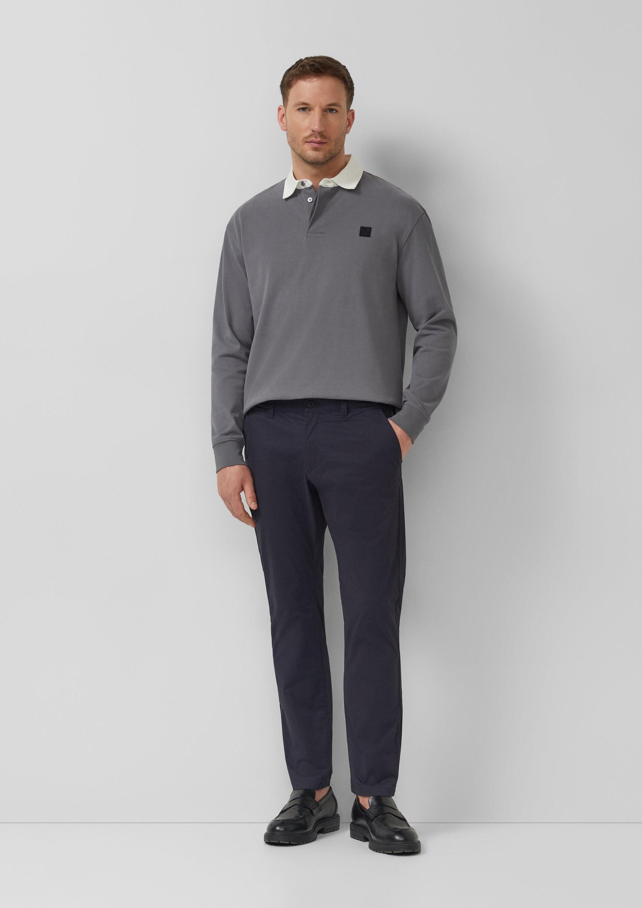 s.Oliver Chinos Hose Chinohose aus feinem Baumwollstretch