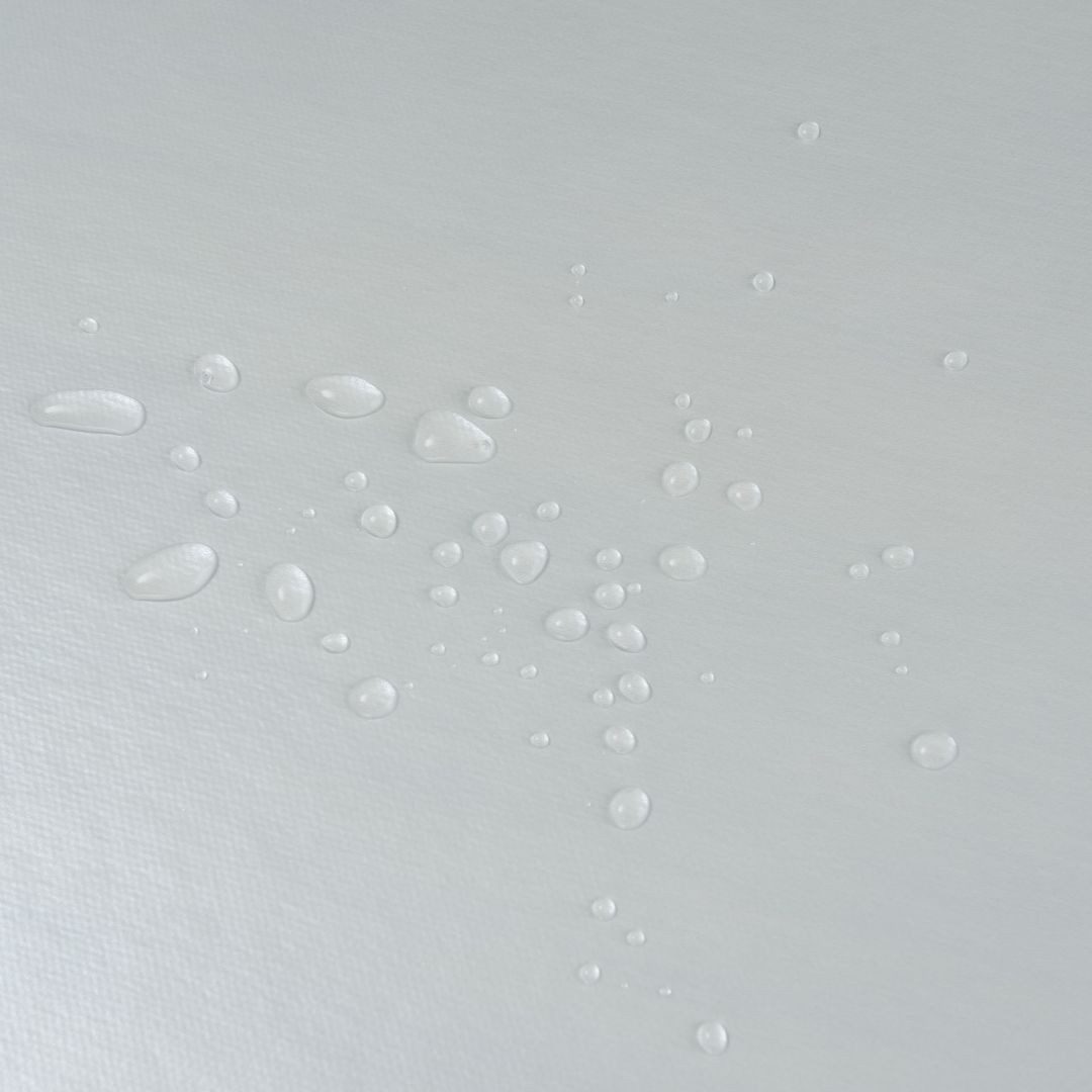laro Tischdecke Wachstuchtischdecke Uni Reinweiß PVC Eckig – Bild 2 von 5